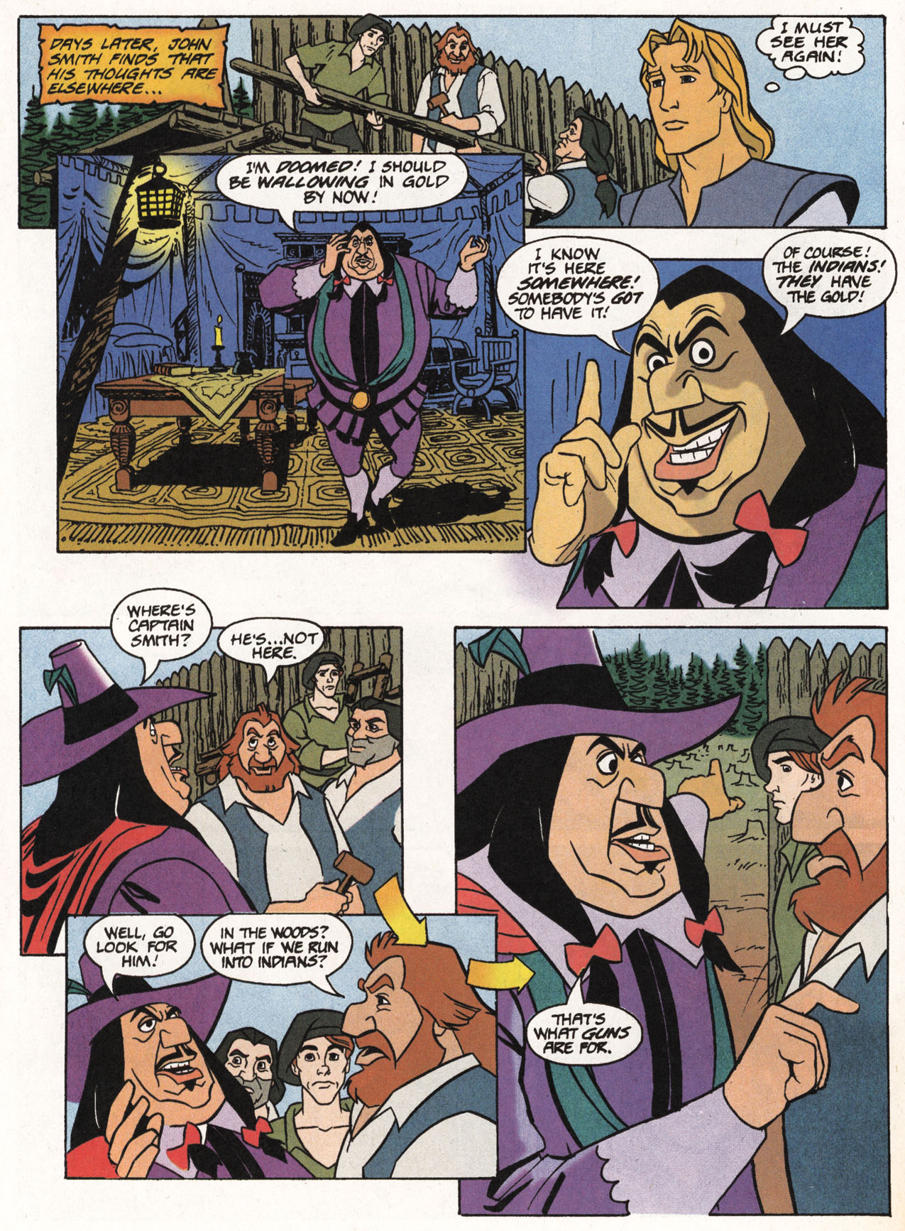 Read online Disney's Pocahontas comic -  Issue #2 - 6