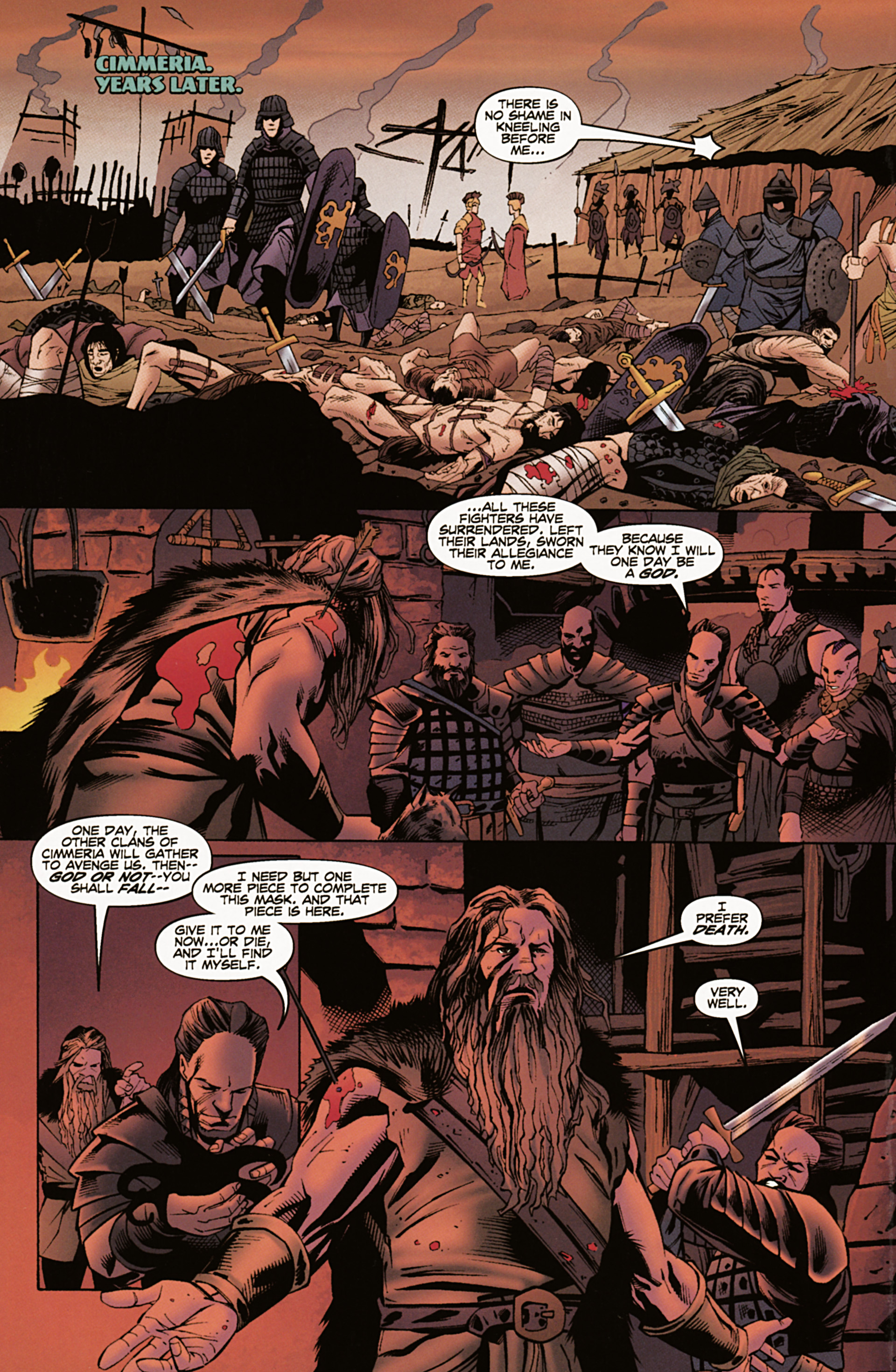 Read online Conan the Barbarian: The Mask of Acheron comic -  Issue # Full - 11