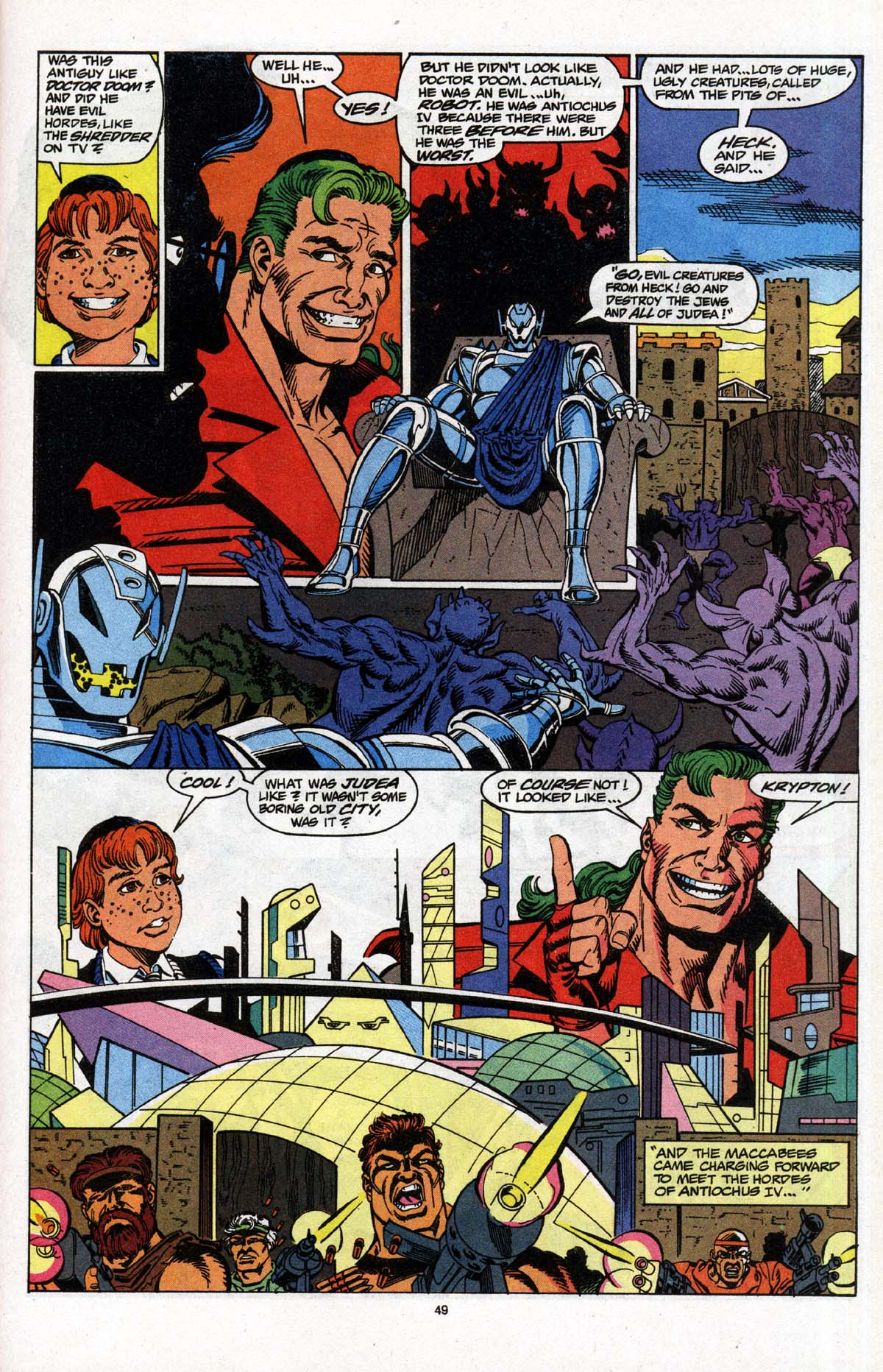 Read online Marvel Holiday Special (1991) comic -  Issue #1992 - 50