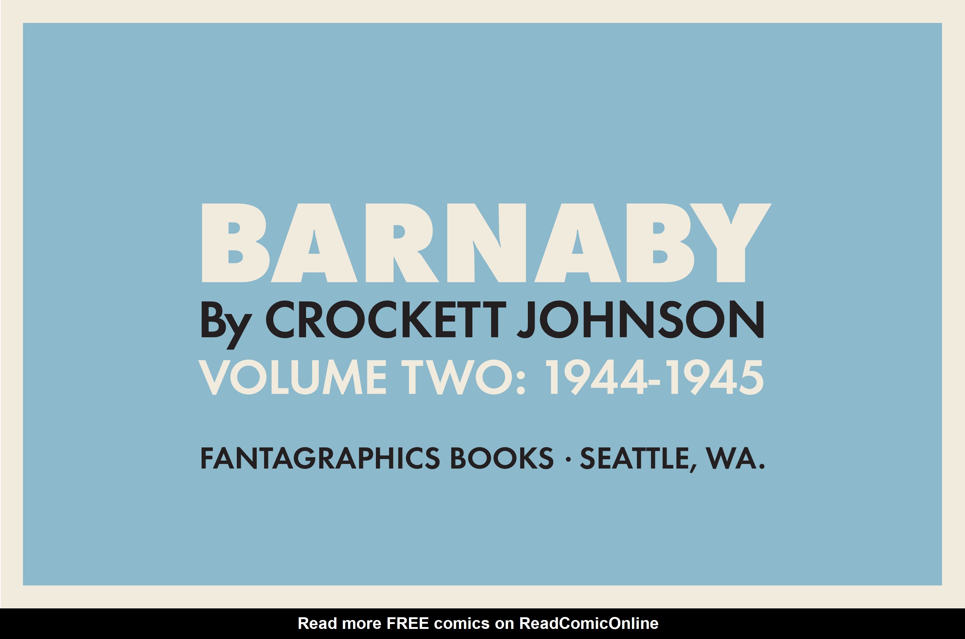 Read online Barnaby comic -  Issue # TPB 2 (Part 1) - 4