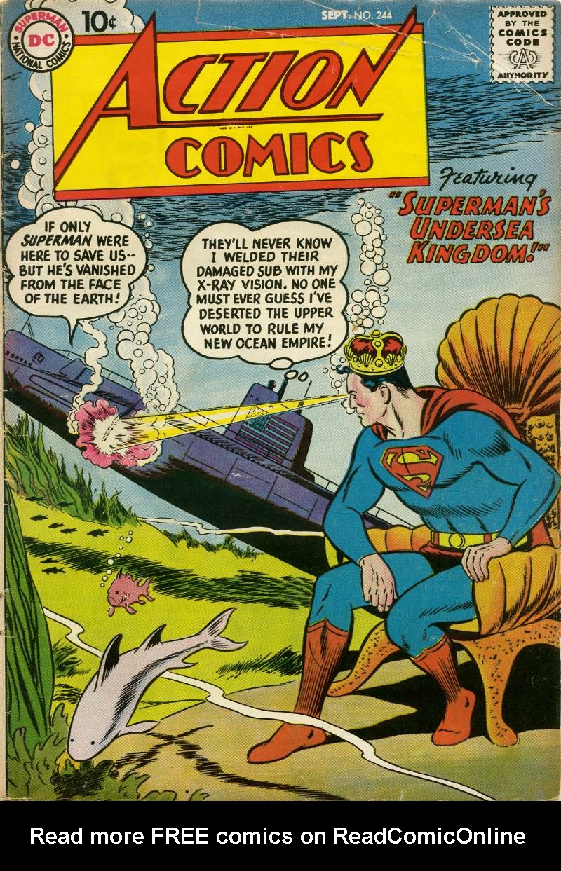 Read online Action Comics (1938) comic -  Issue #244 - 1