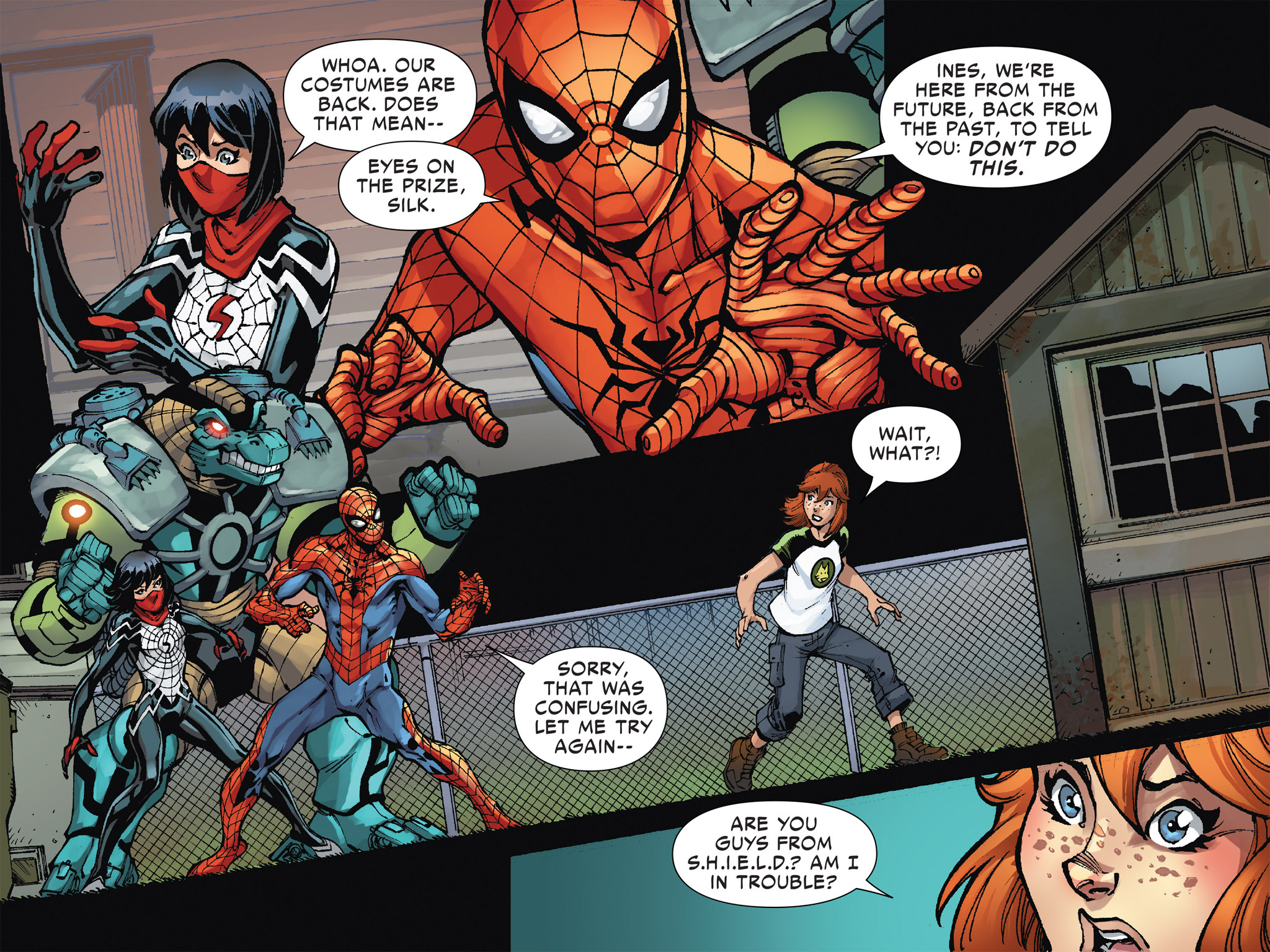Read online The Amazing Spider-Man & Silk: The Spider(fly) Effect (Infinite Comics) comic -  Issue #8 - 33