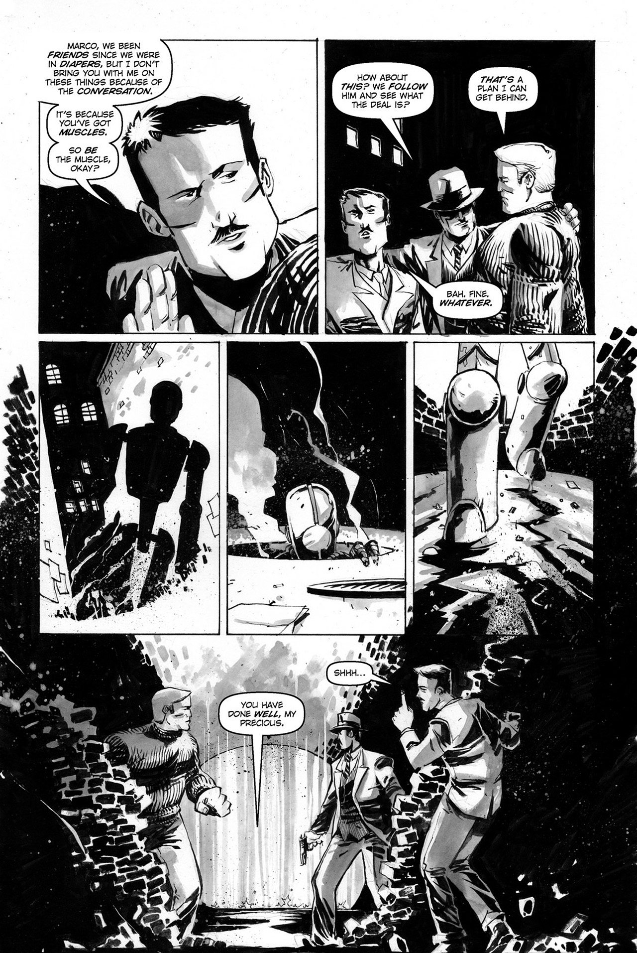 Read online Masks & Mobsters comic -  Issue #2 - 7