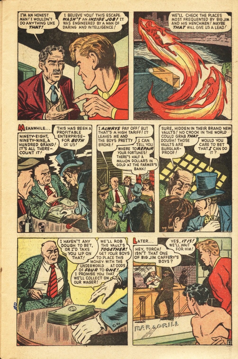 Read online The Human Torch (1940) comic -  Issue #31 - 7