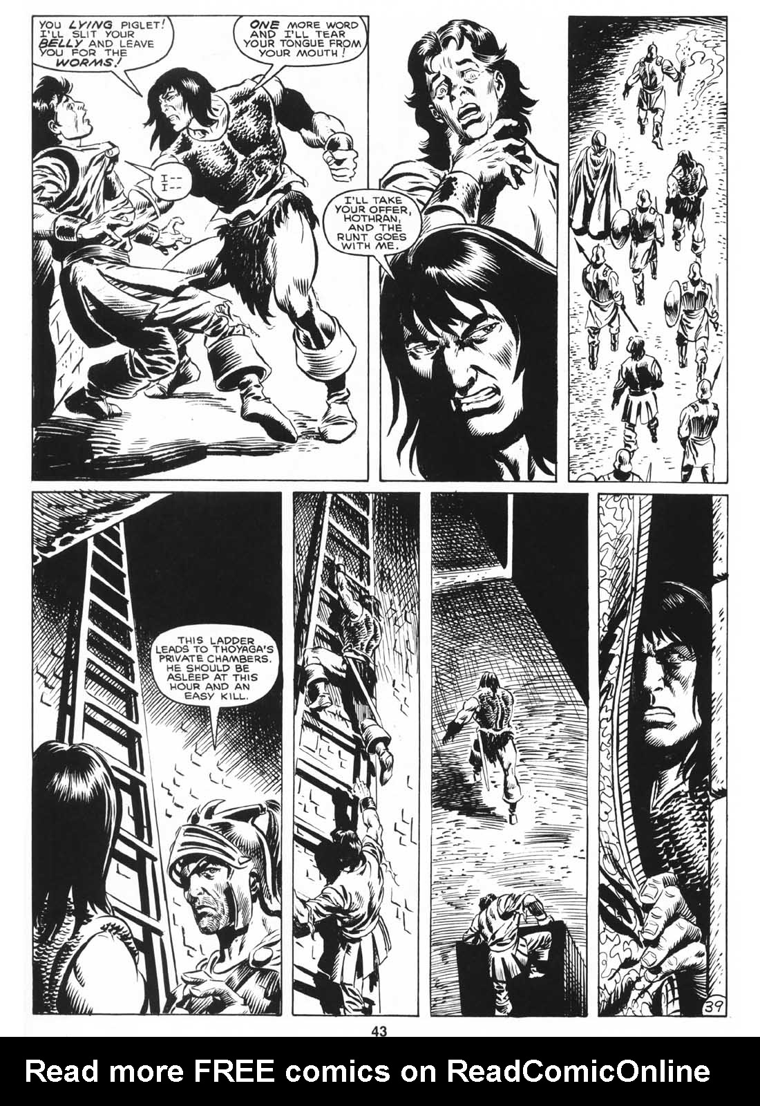 Read online The Savage Sword Of Conan comic -  Issue #159 - 42