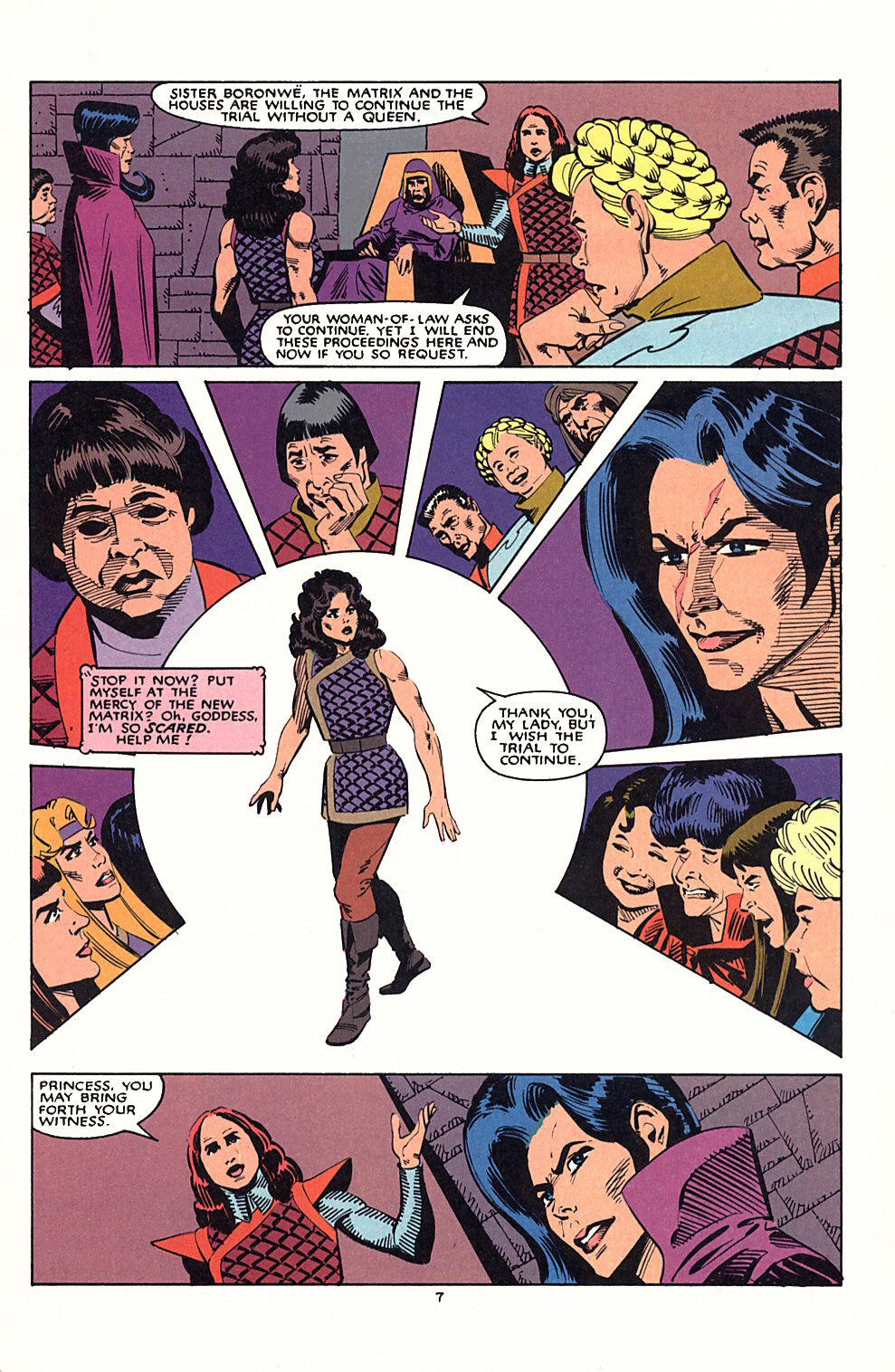 Read online Sisterhood of Steel comic -  Issue #8 - 8