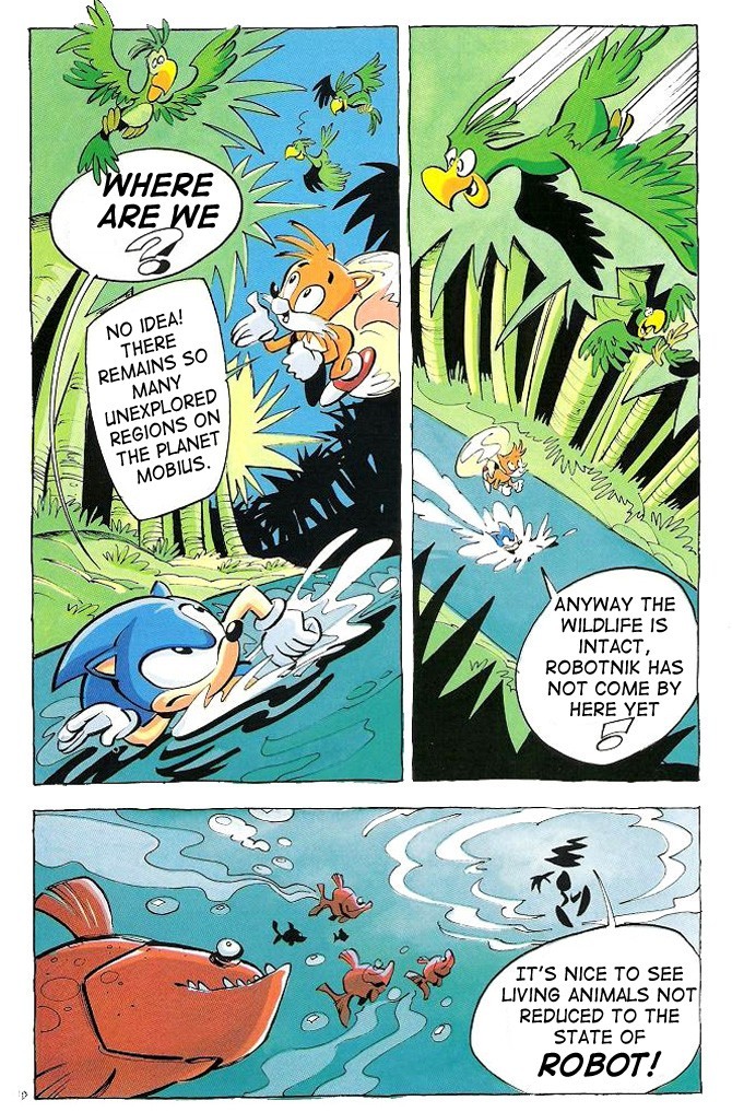 Read online Sonic Adventures: Dans Les Griffes De Robotnik comic -  Issue # Full - 13