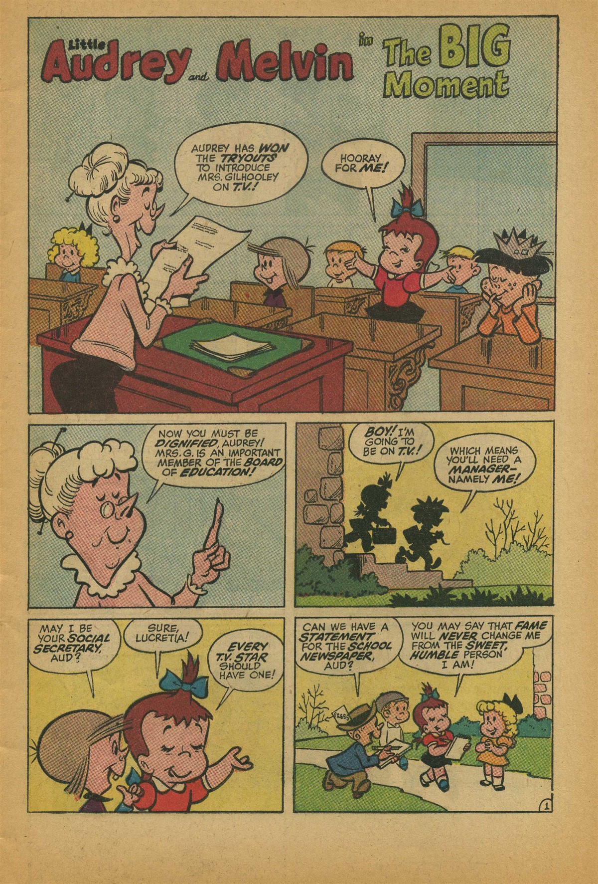 Read online Little Audrey And Melvin comic -  Issue #12 - 5