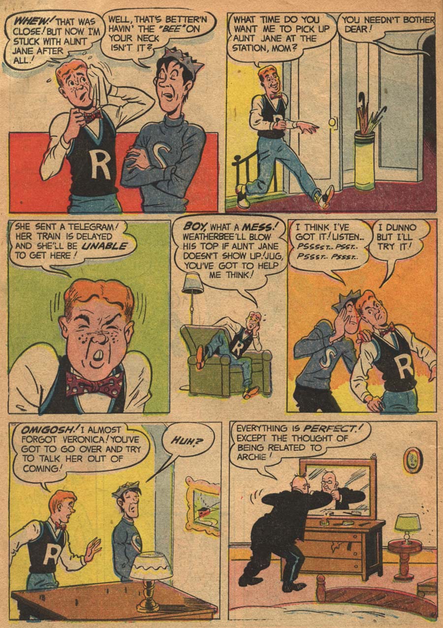 Read online Pep Comics comic -  Issue #59 - 6