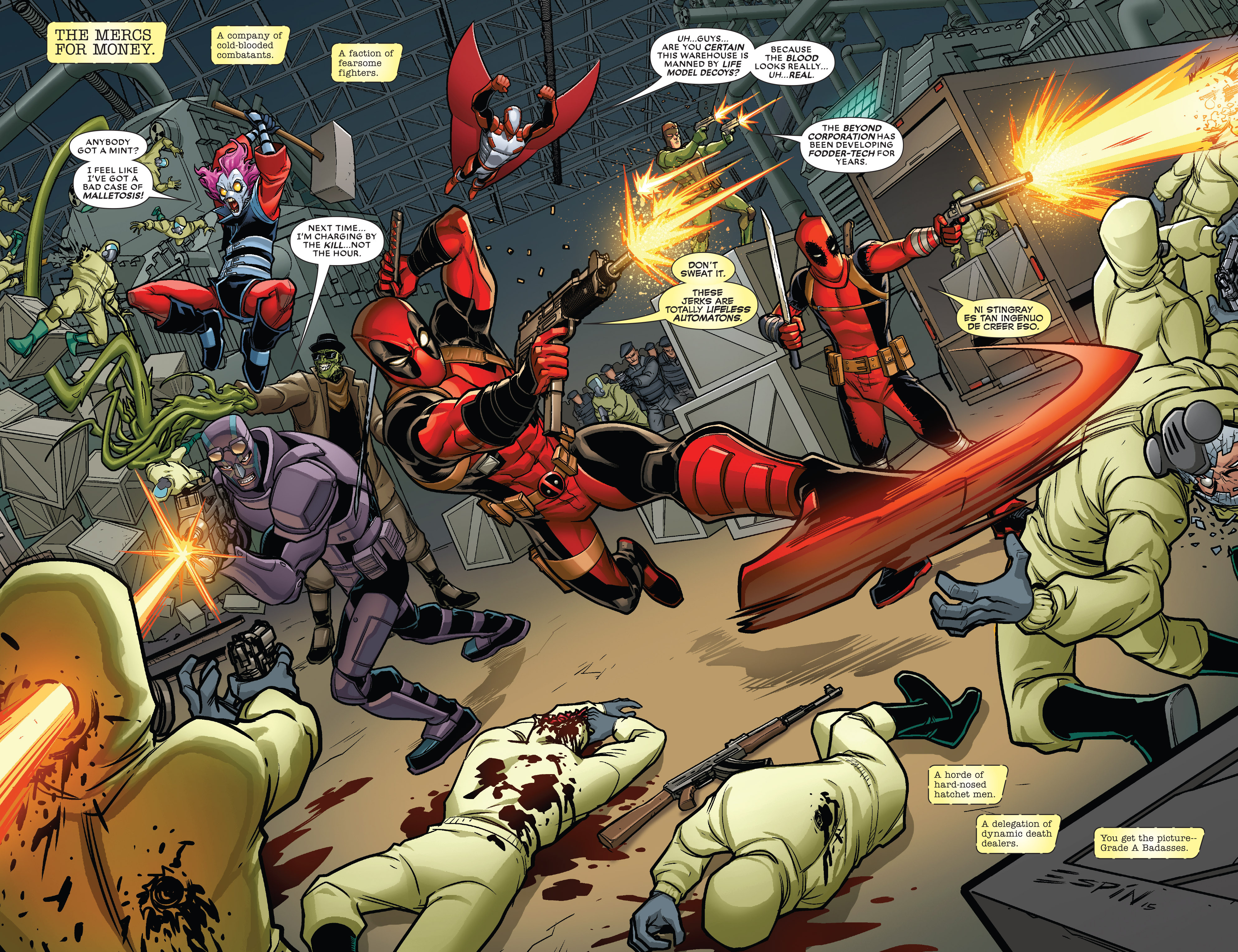 Read online Deadpool & the Mercs For Money comic -  Issue #1 - 4