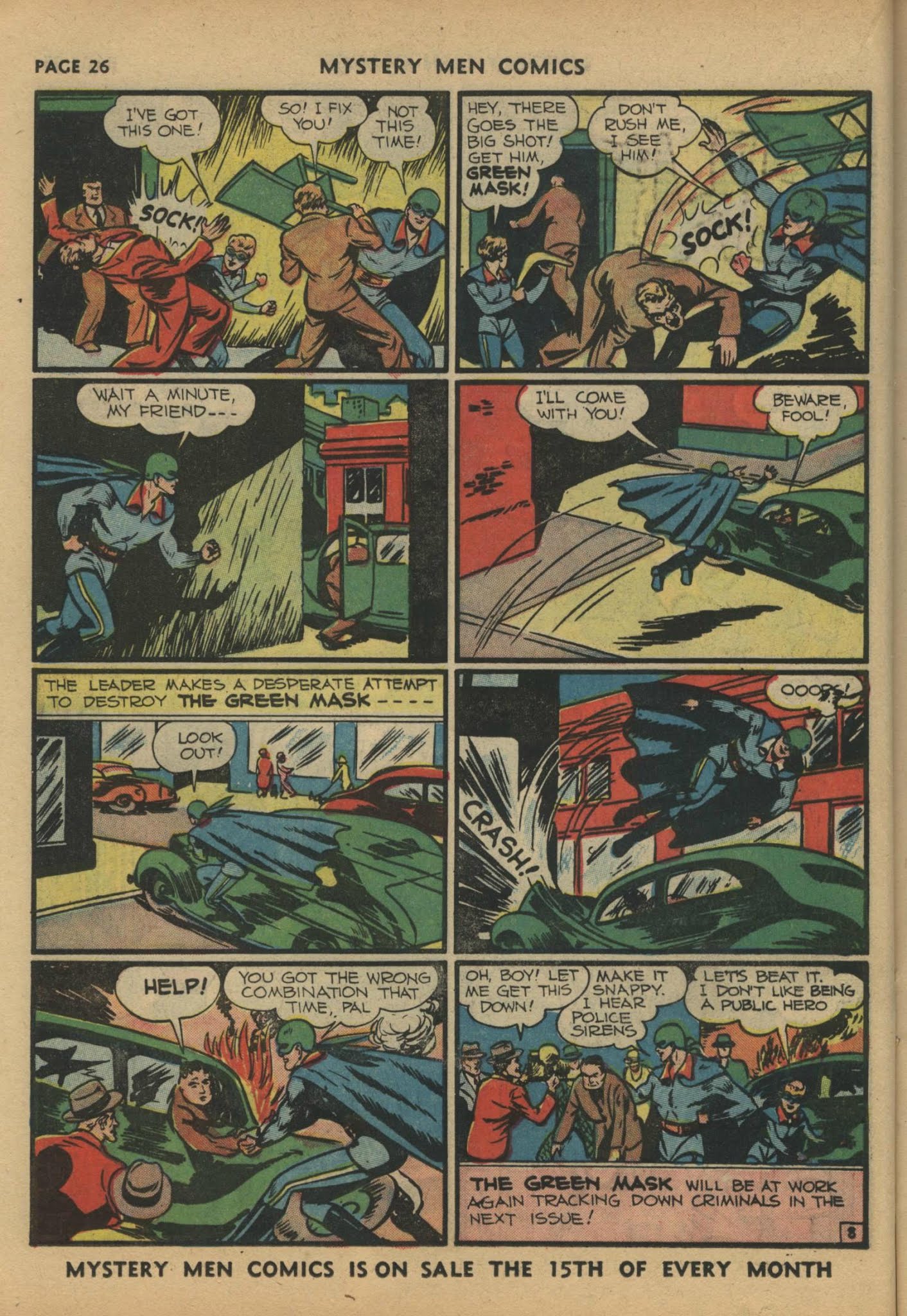 Read online Mystery Men Comics comic -  Issue #17 - 28