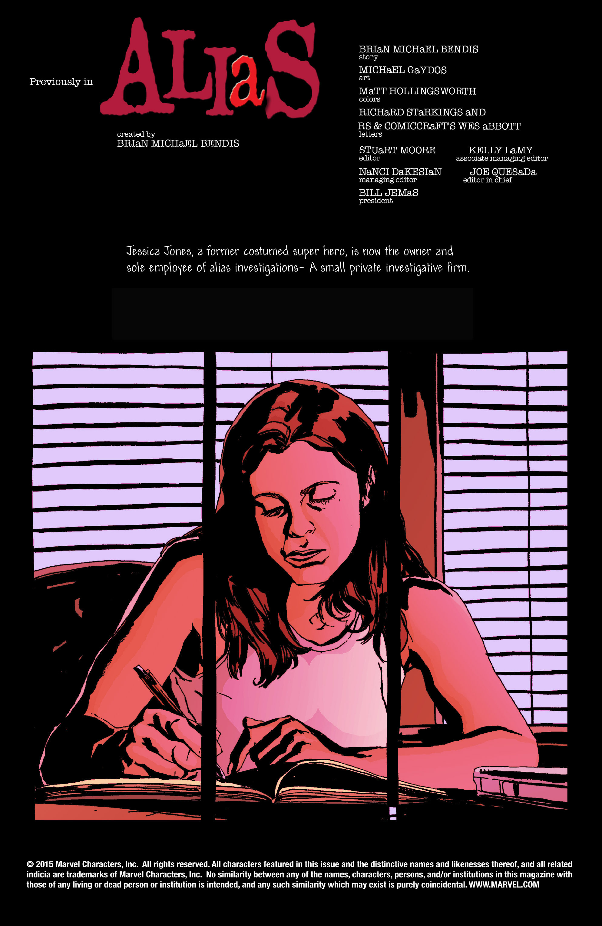 Read online Alias comic -  Issue #6 - 2