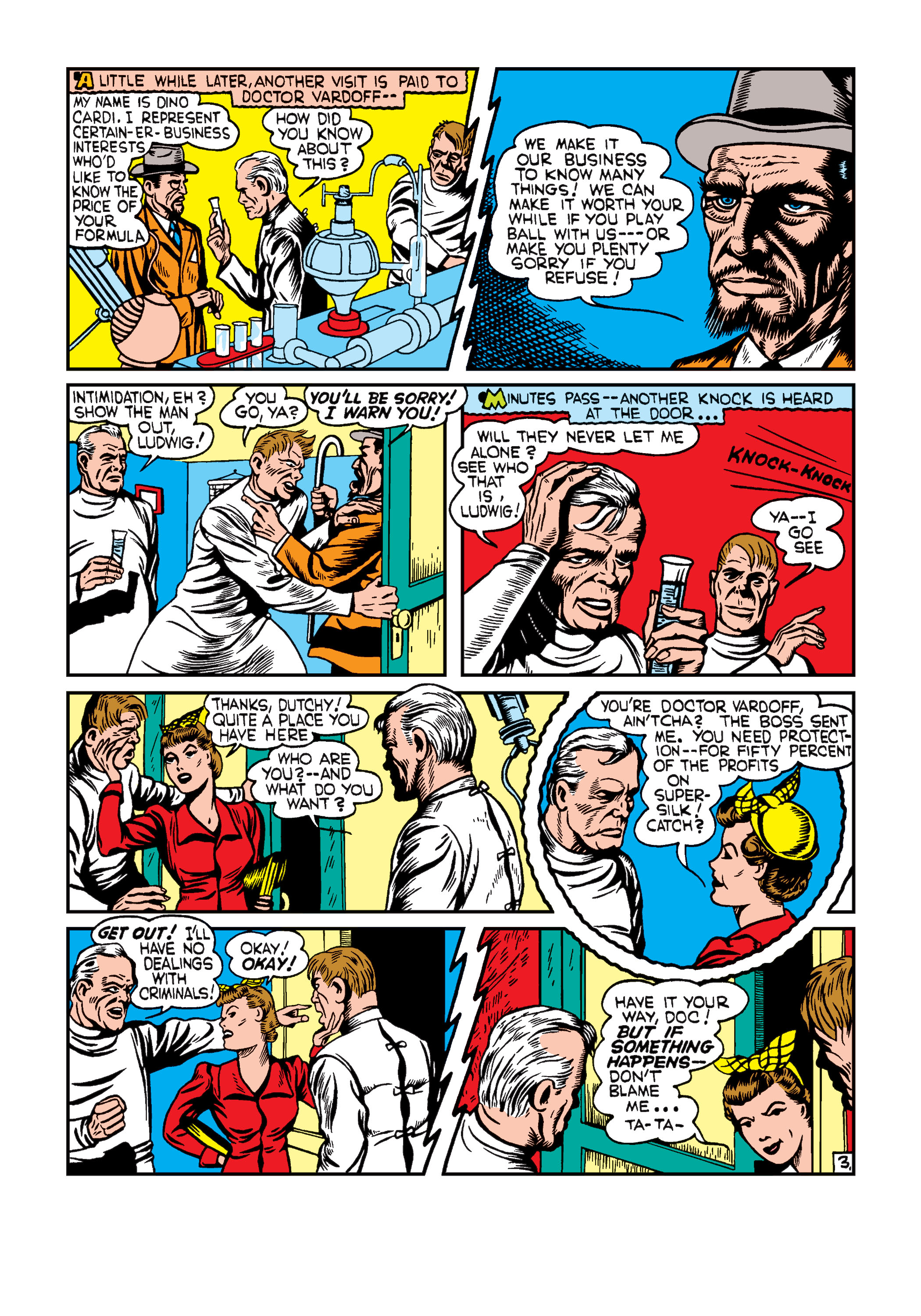 Read online Captain America Comics comic -  Issue #6 - 35