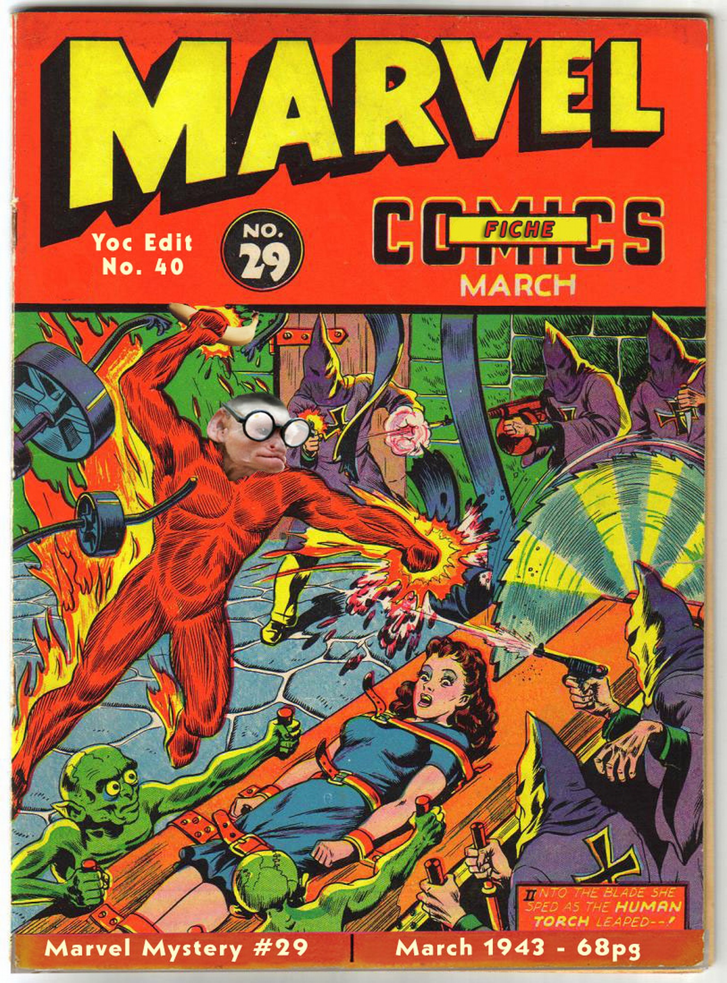 Read online Marvel Mystery Comics comic -  Issue #29 - 1