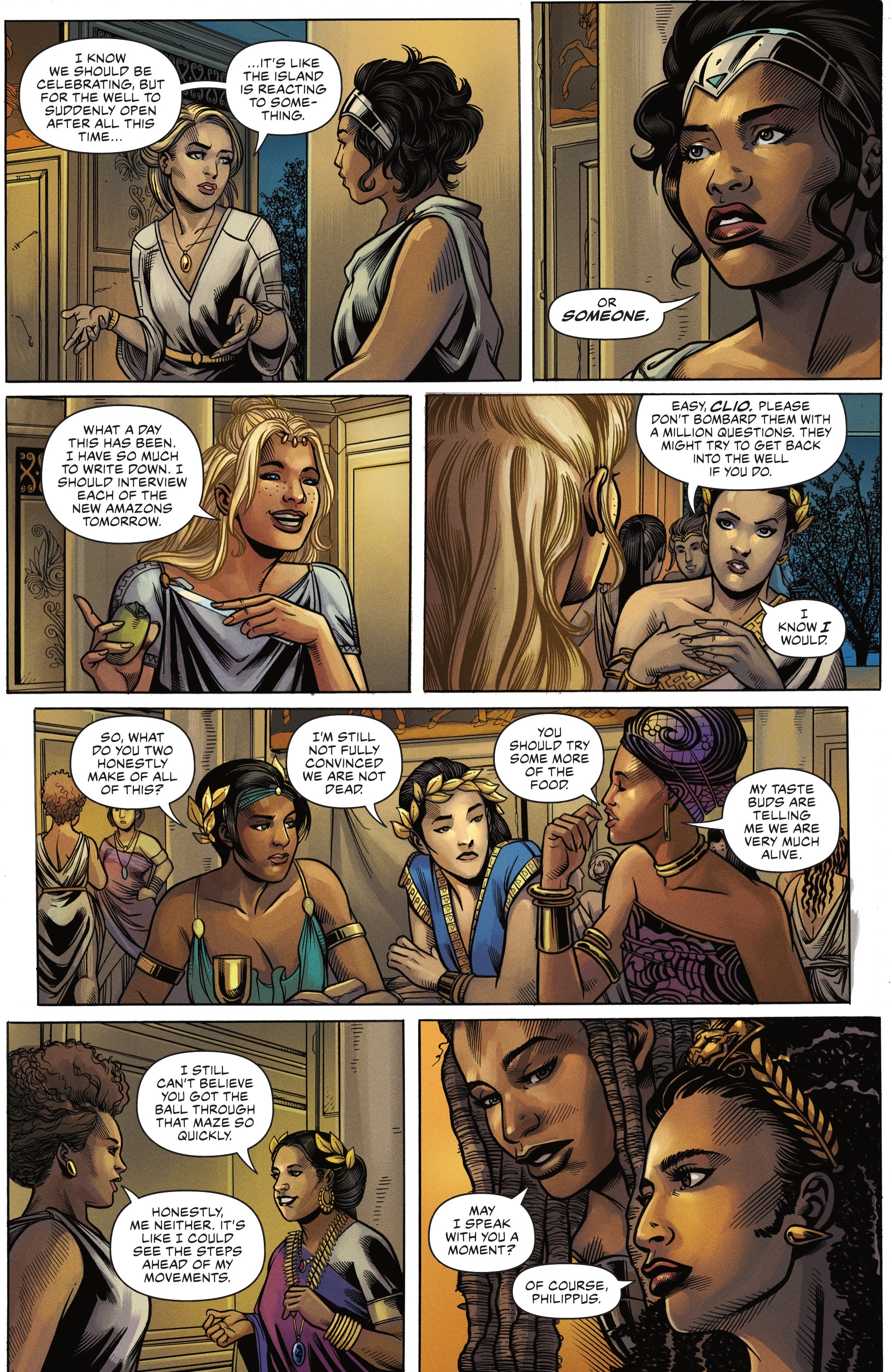 Read online Nubia & the Amazons comic -  Issue #1 - 16