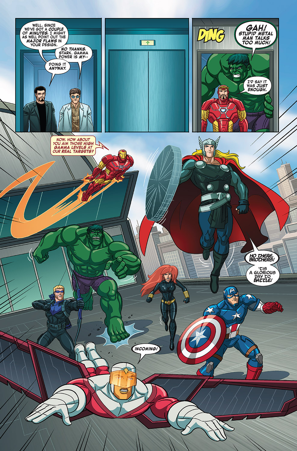 Read online Avengers in Gearing Up comic -  Issue # Full - 8