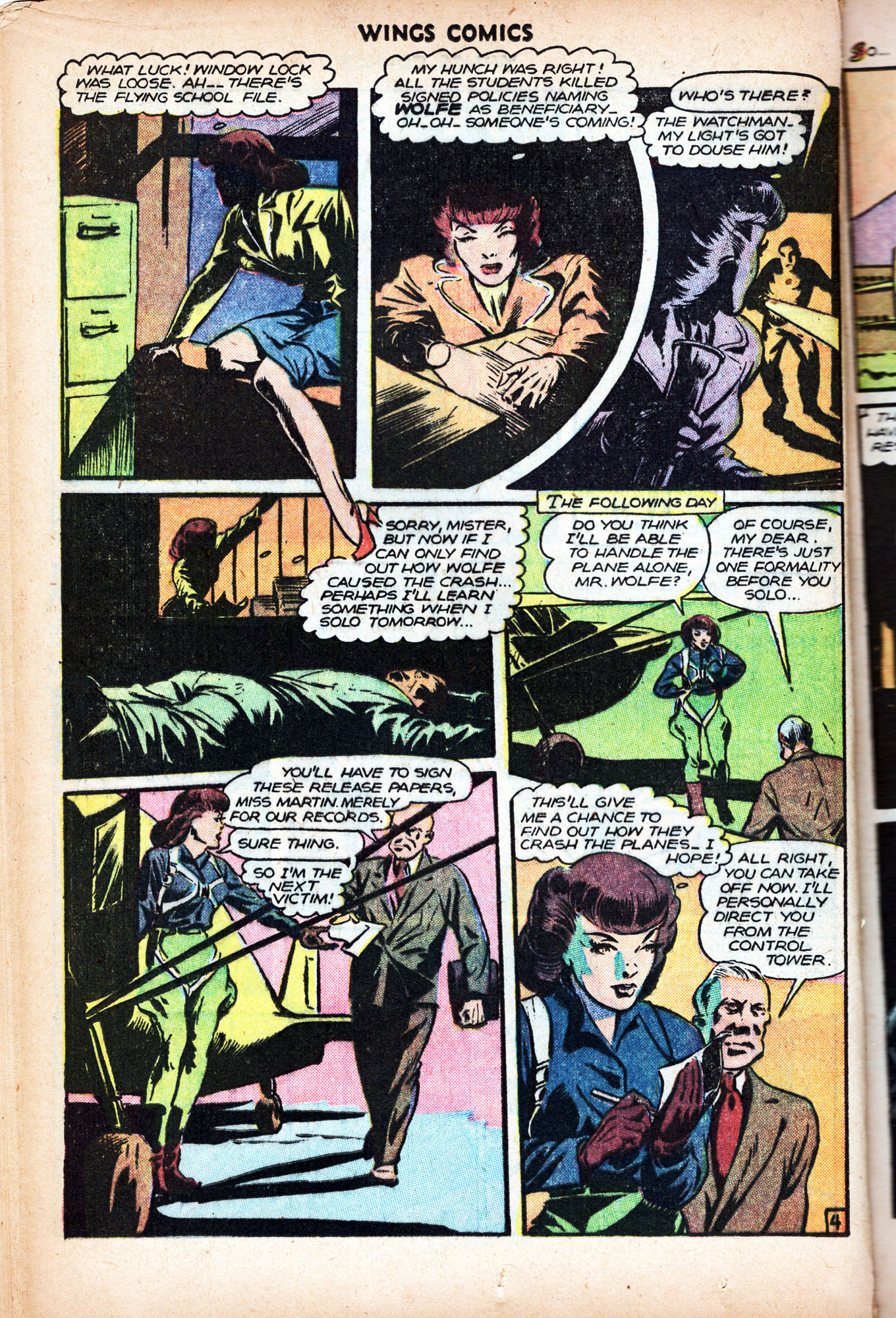 Read online Wings Comics comic -  Issue #80 - 16