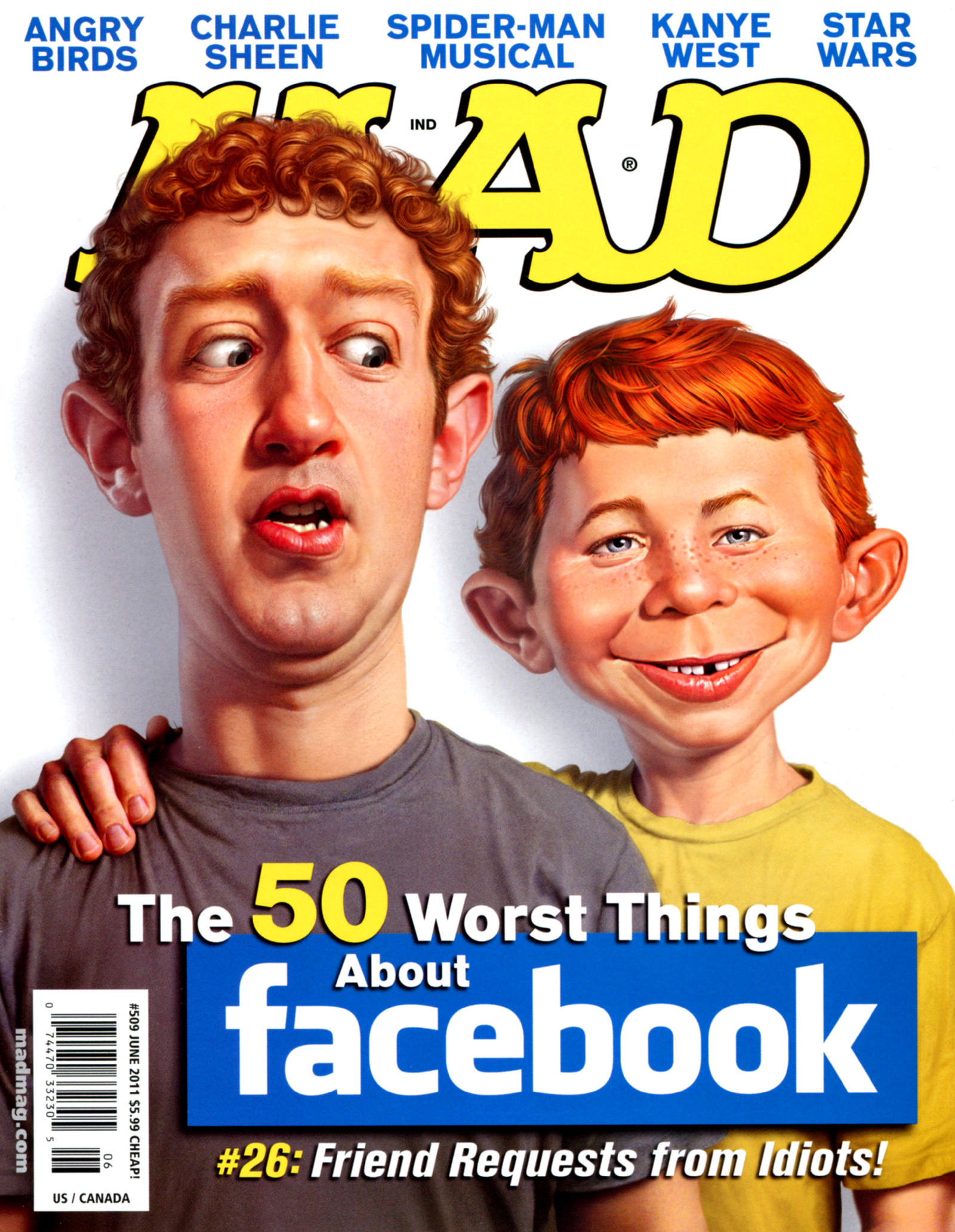 Read online MAD comic -  Issue #509 - 1