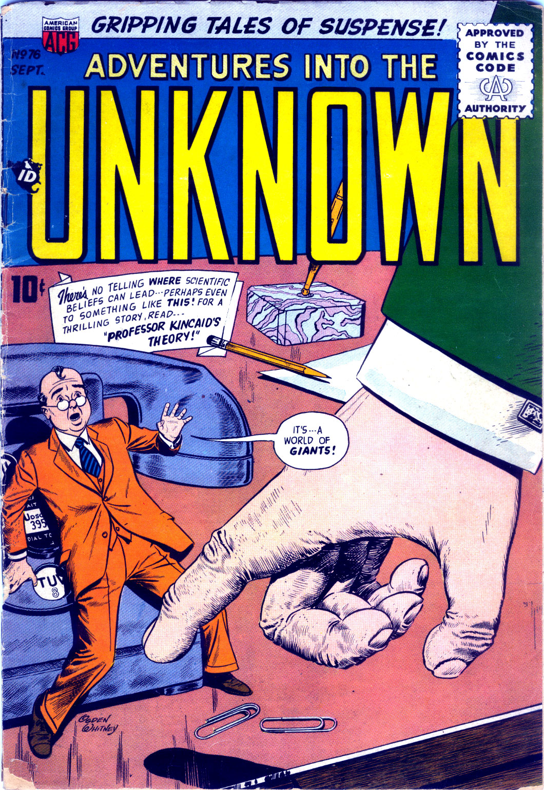 Read online Adventures Into The Unknown comic -  Issue #76 - 1