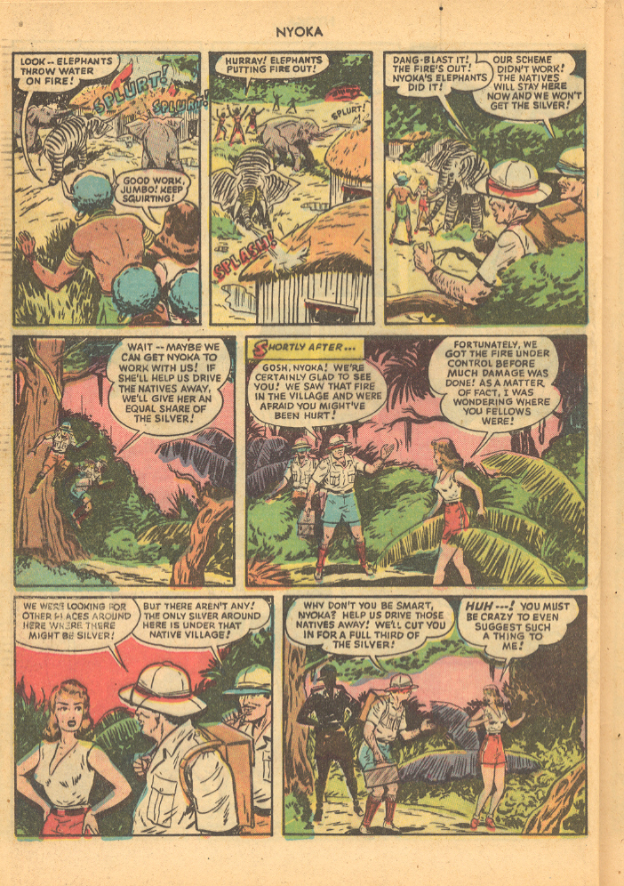 Read online Nyoka the Jungle Girl (1945) comic -  Issue #33 - 36