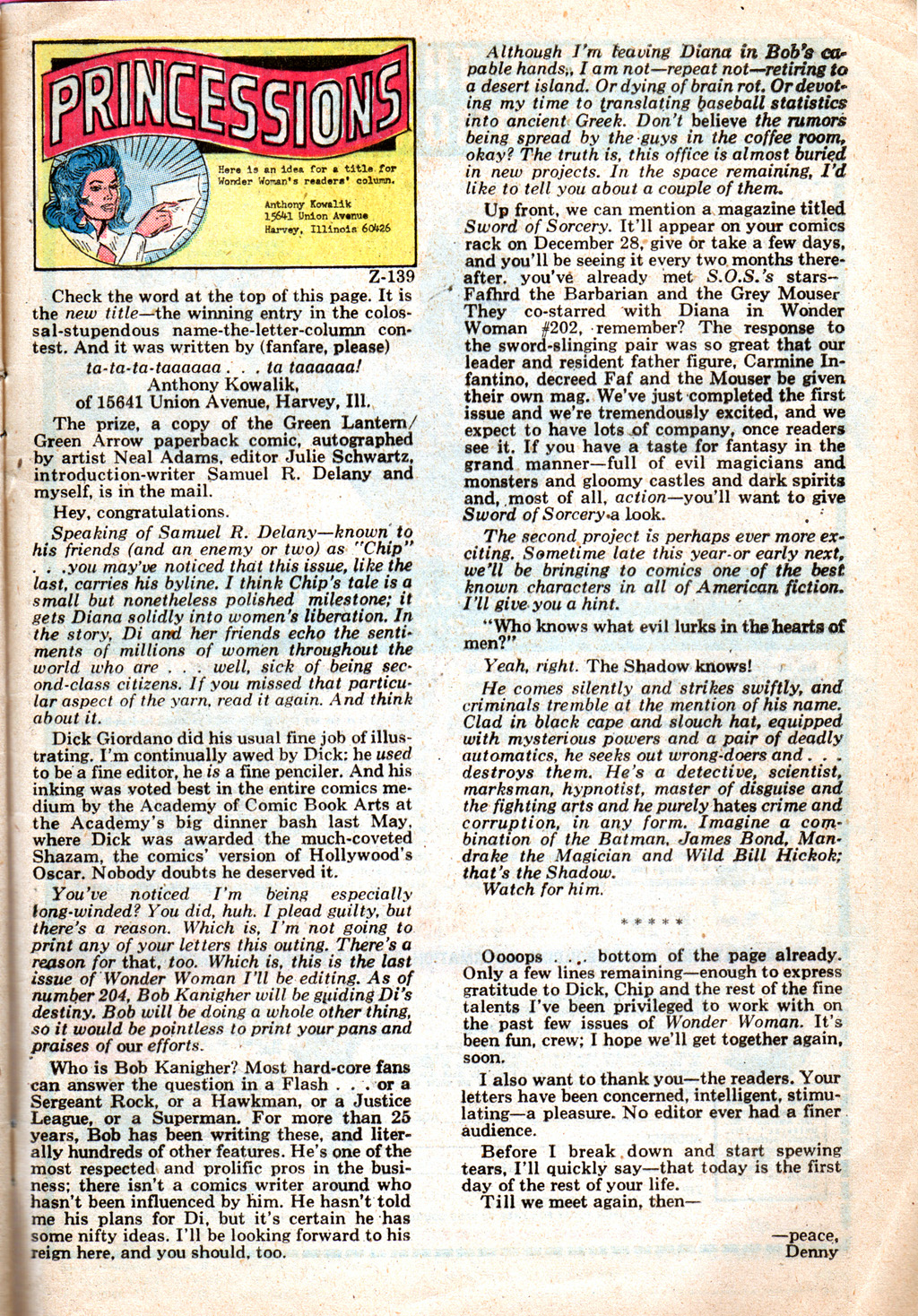 Read online Wonder Woman (1942) comic -  Issue #203 - 31