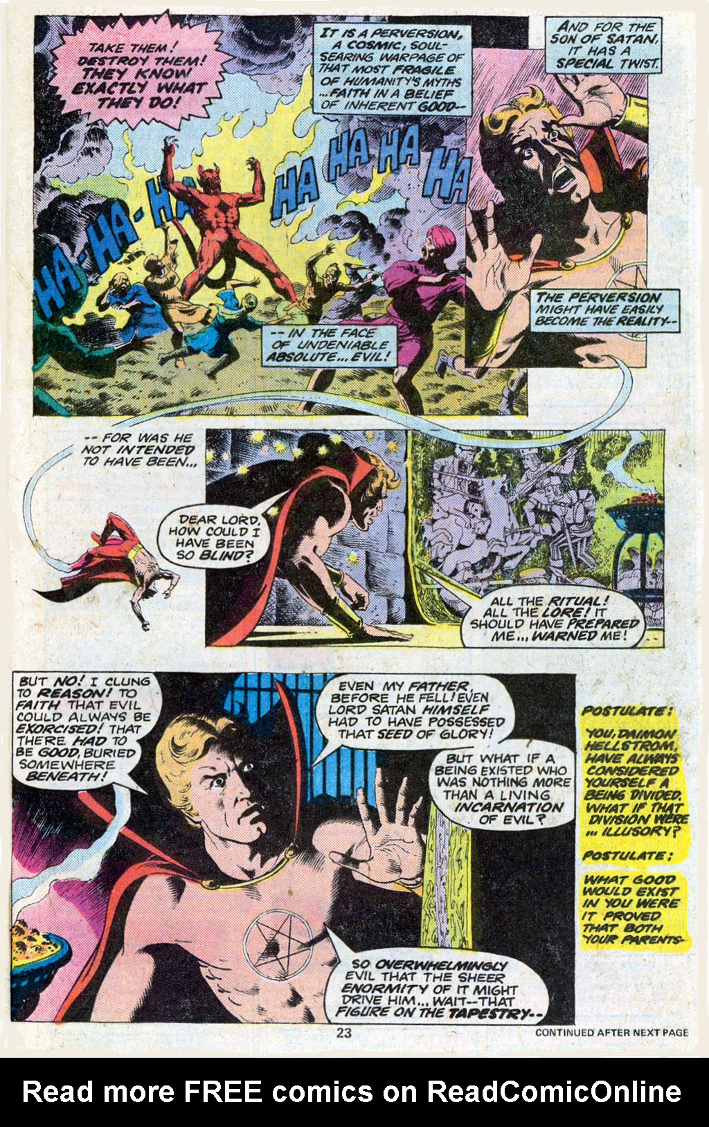 Read online Son of Satan comic -  Issue #8 - 16