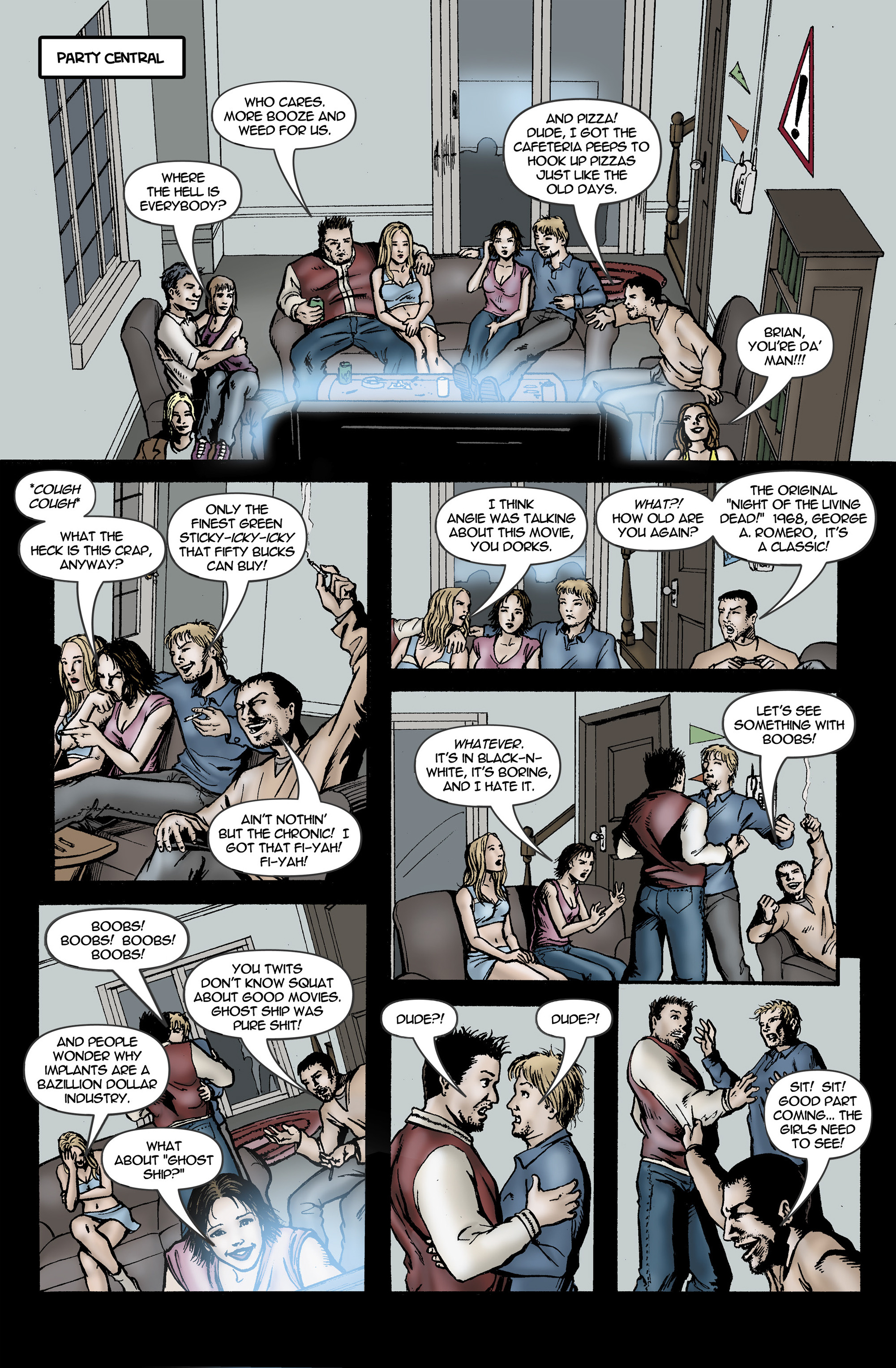 Read online Chaos Campus: Sorority Girls Vs. Zombies comic -  Issue #15 - 3