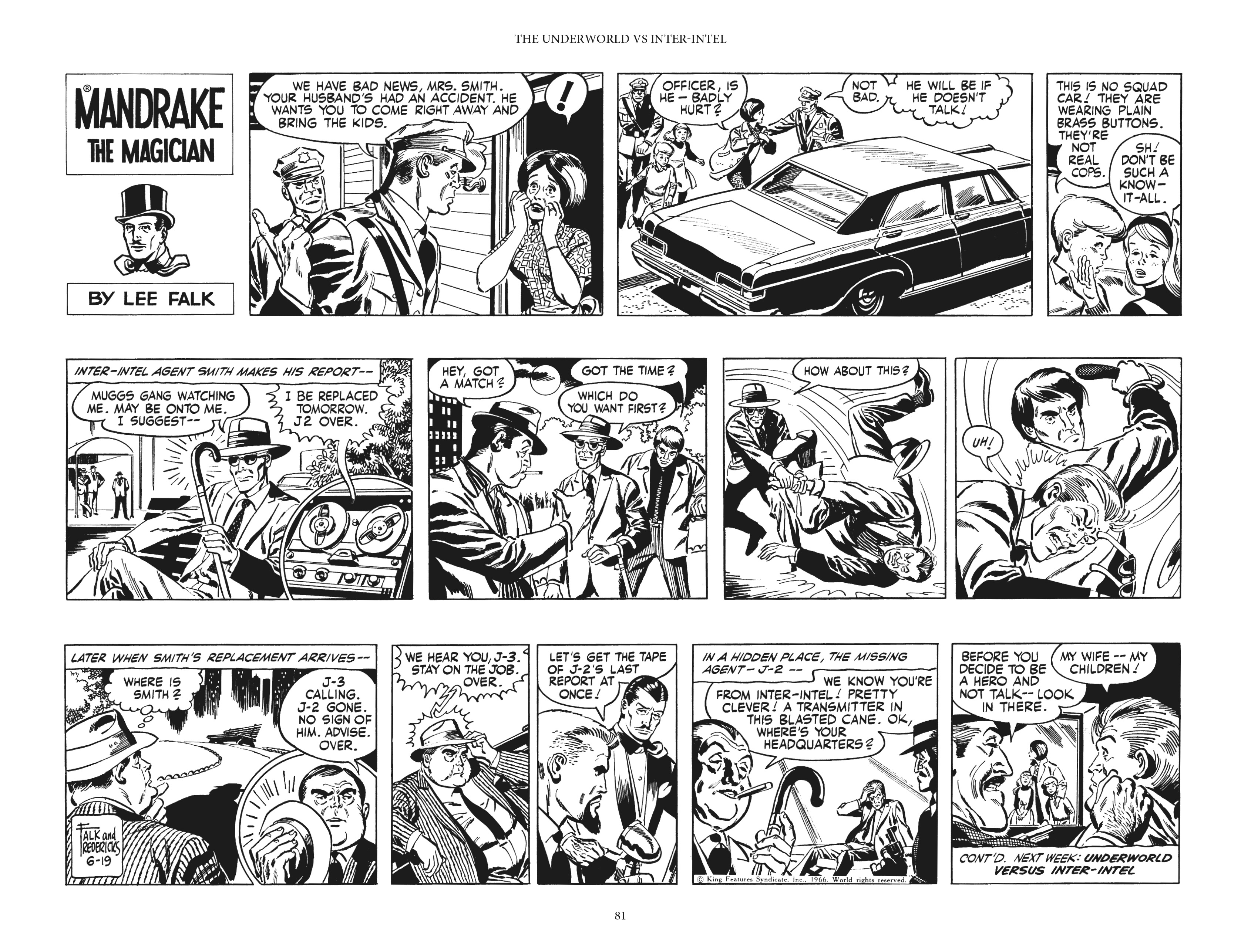 Read online Mandrake the Magician: The Fred Fredricks Sundays comic -  Issue # TPB (Part 1) - 82