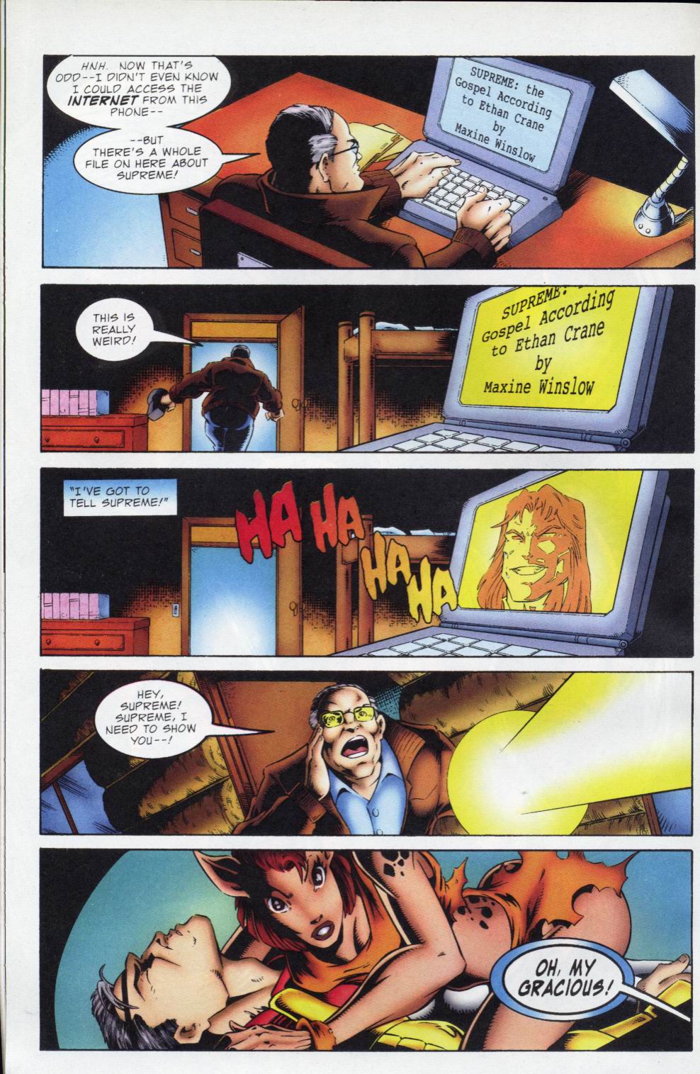 Read online Supreme (1992) comic -  Issue #31 - 16