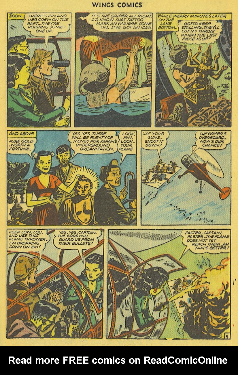Read online Wings Comics comic -  Issue #67 - 11