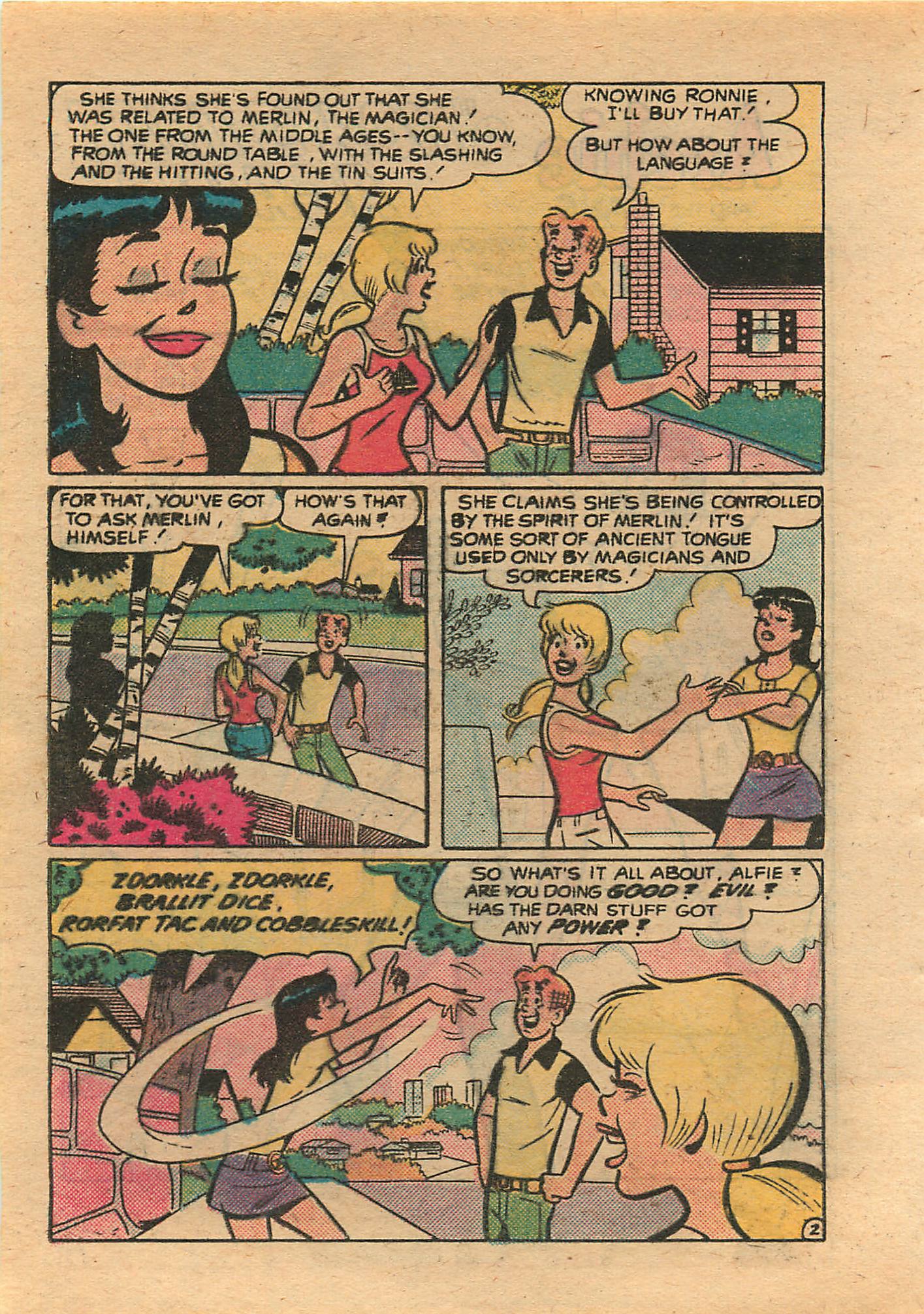 Read online Archie...Archie Andrews, Where Are You? Digest Magazine comic -  Issue #19 - 84