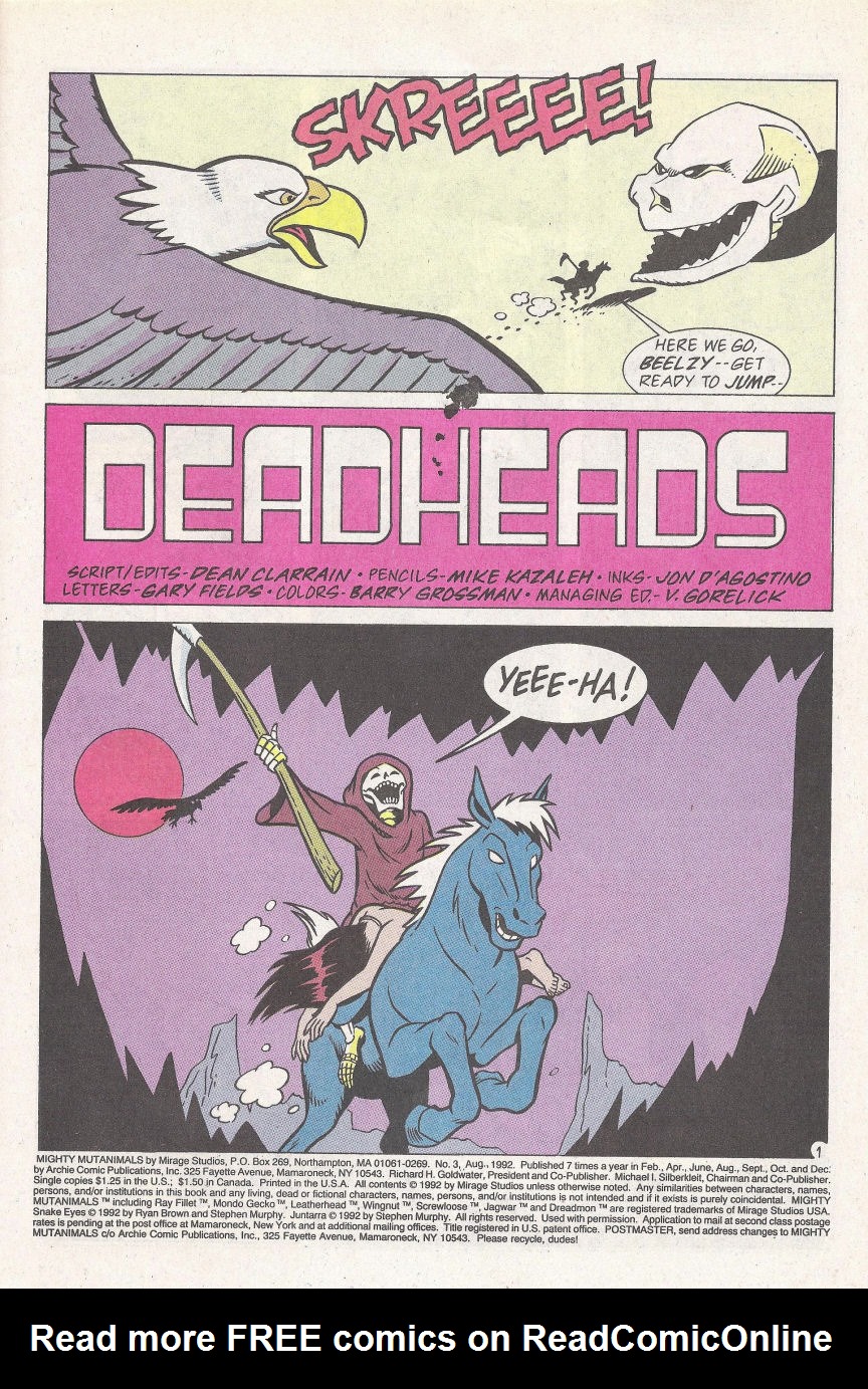 Read online Mighty Mutanimals (1992) comic -  Issue #3 - 3