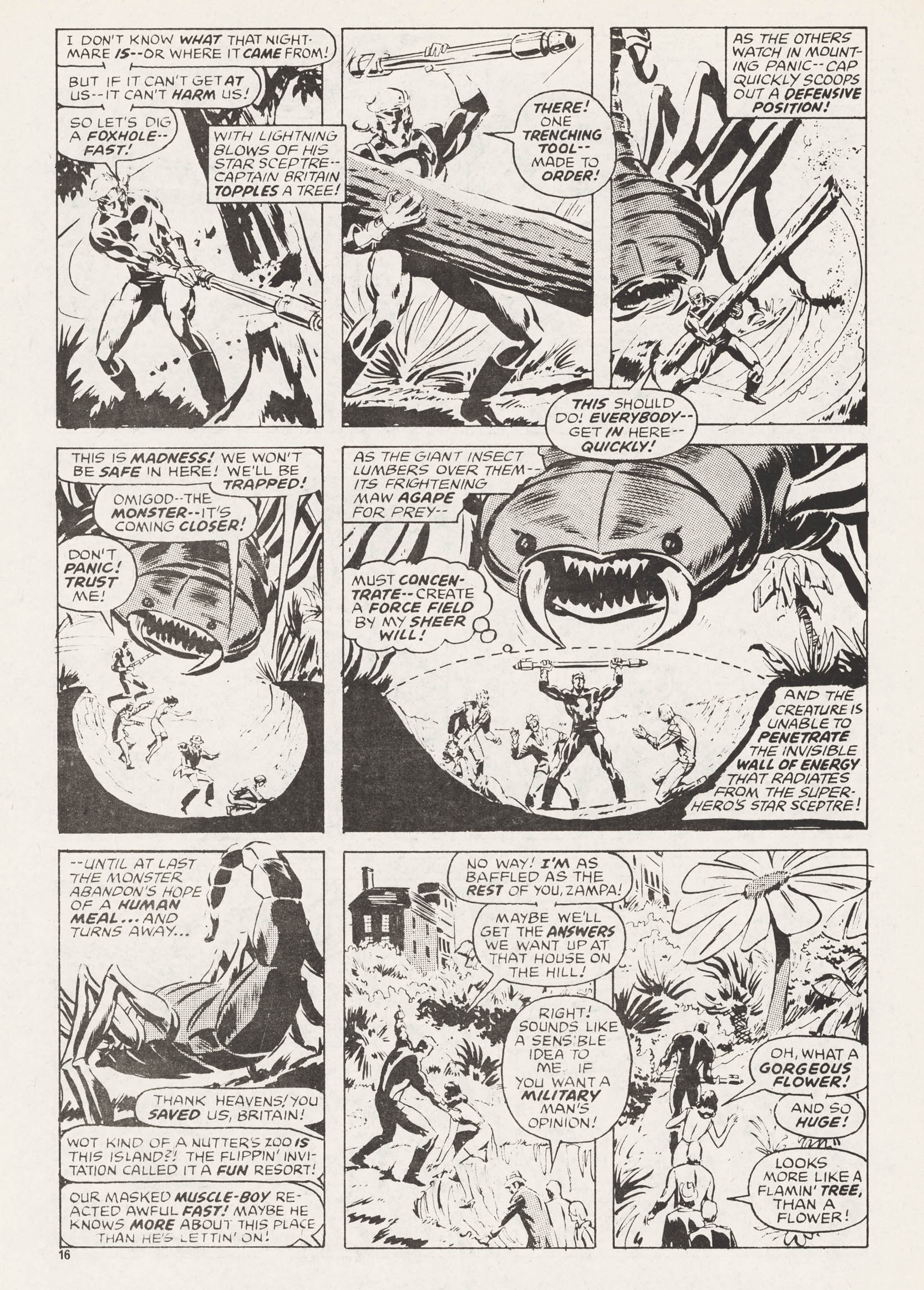 Read online Super Spider-Man and Captain Britain comic -  Issue #239 - 16