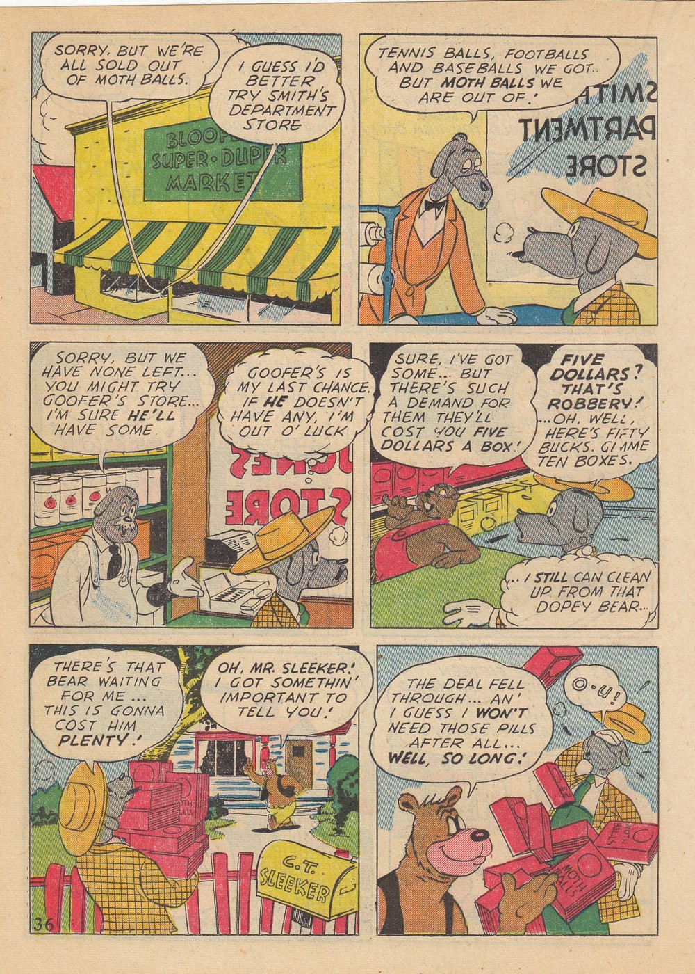 Read online Our Gang Comics comic -  Issue #8 - 38