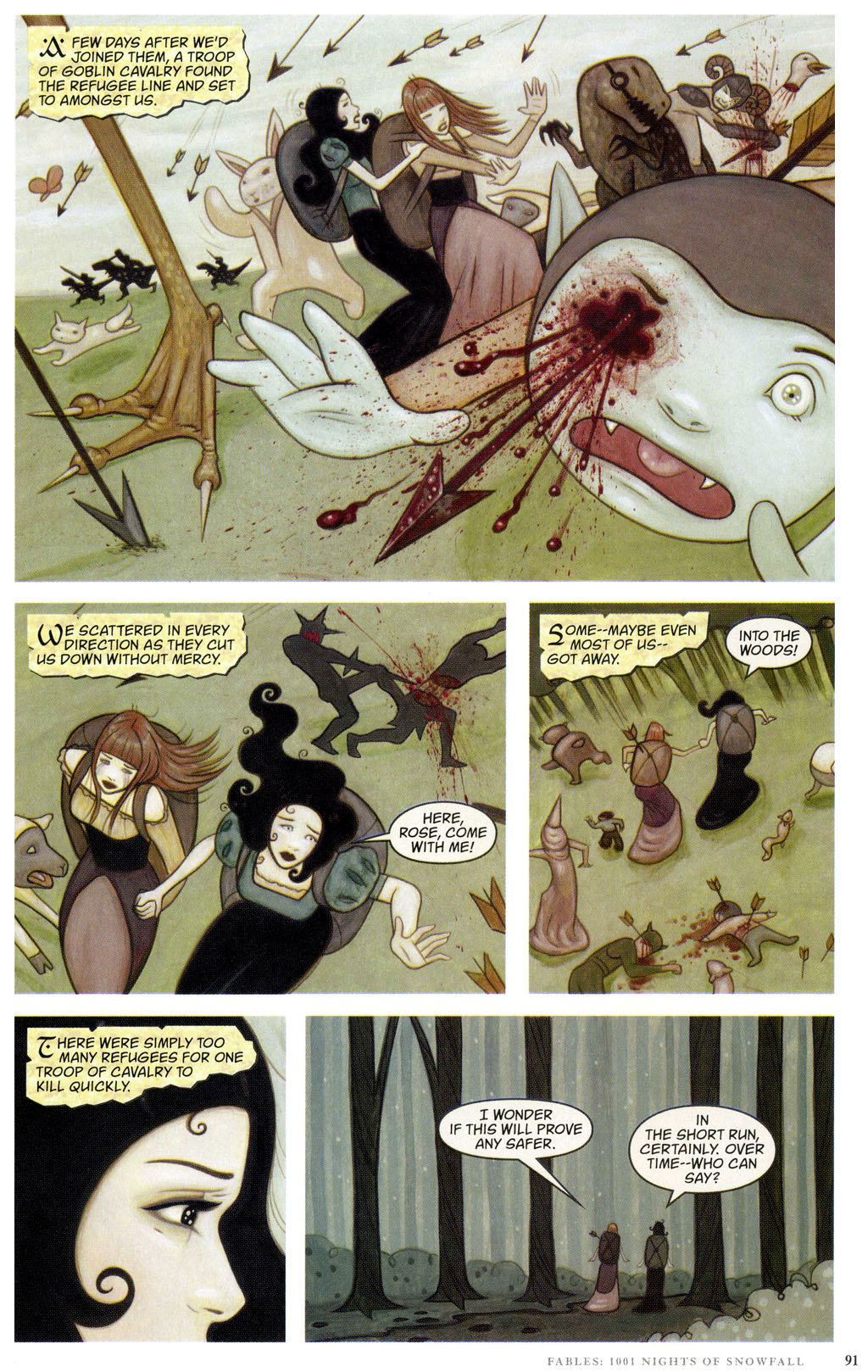 Read online Fables: 1001 Nights of Snowfall comic -  Issue # Full - 91