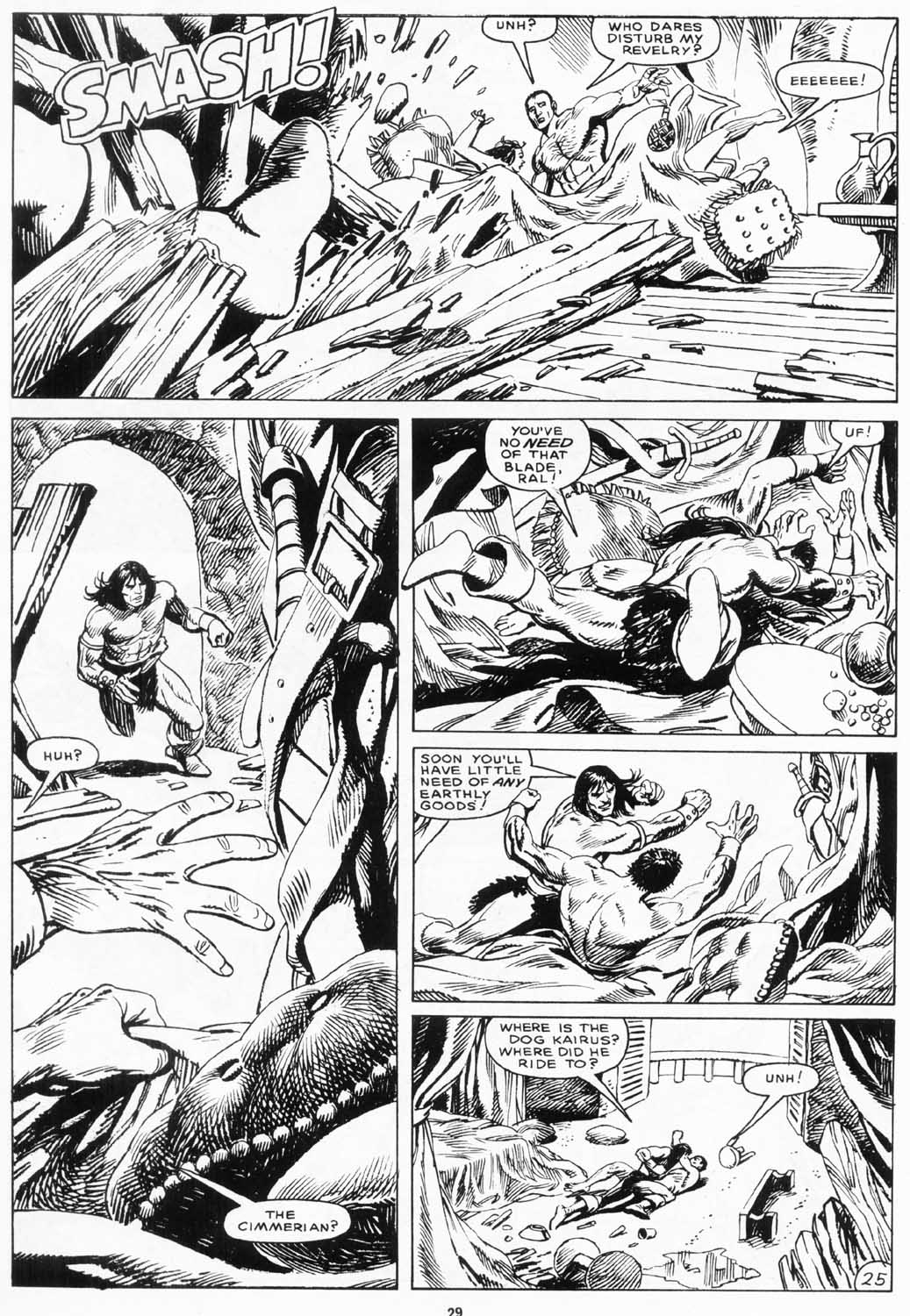 Read online The Savage Sword Of Conan comic -  Issue #156 - 29