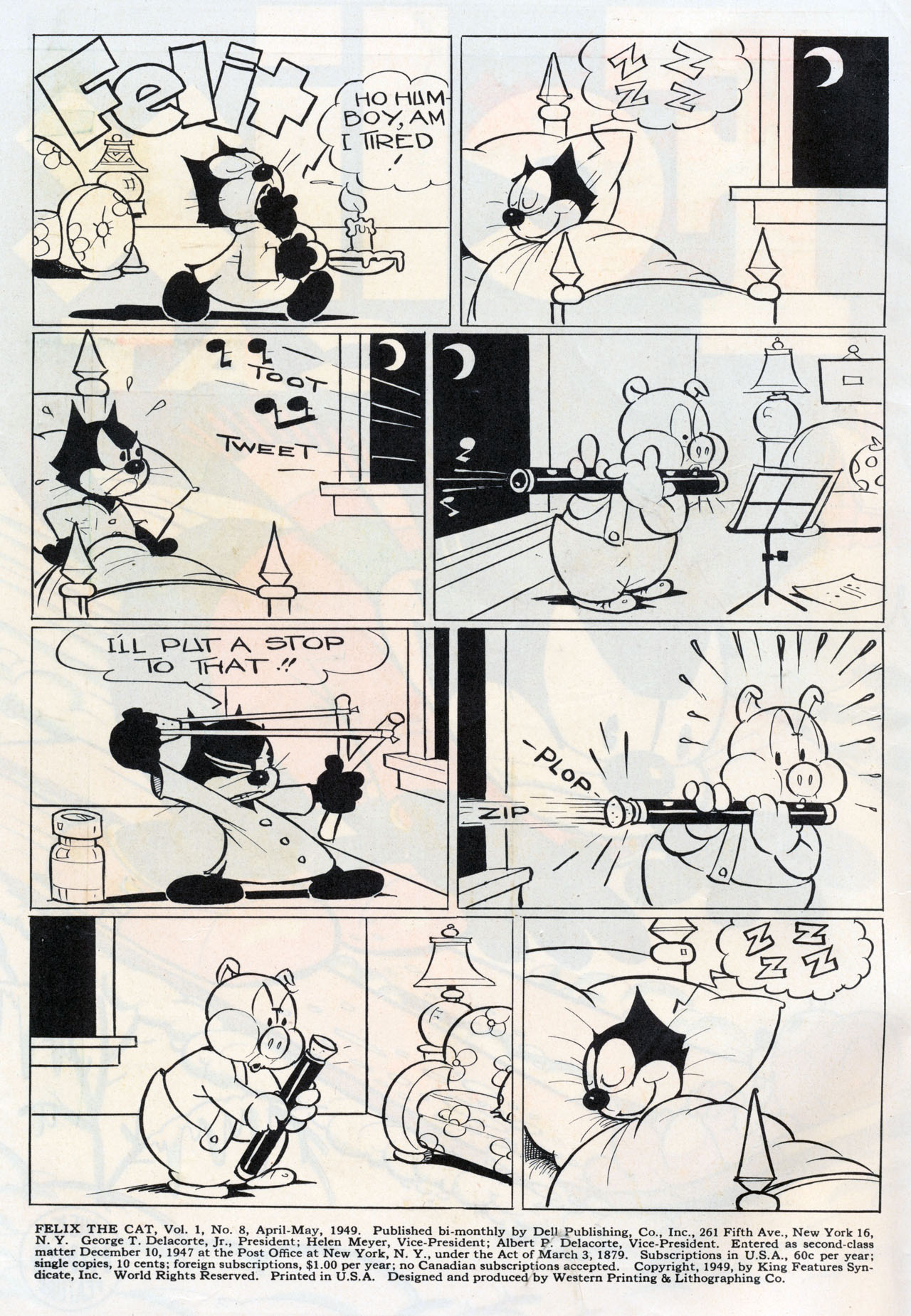 Read online Felix the Cat (1948) comic -  Issue #8 - 2