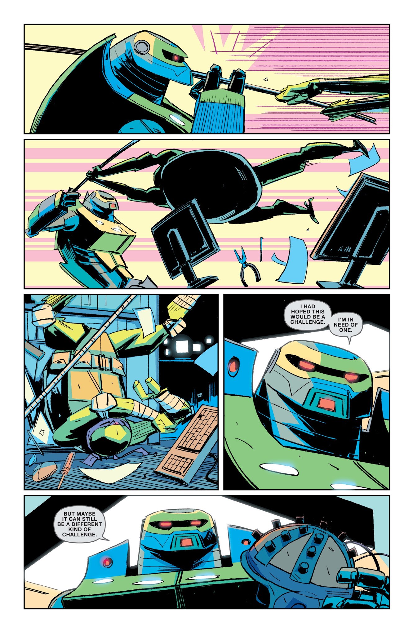 Read online Teenage Mutant Ninja Turtles: Macro-Series comic -  Issue #1 - 15