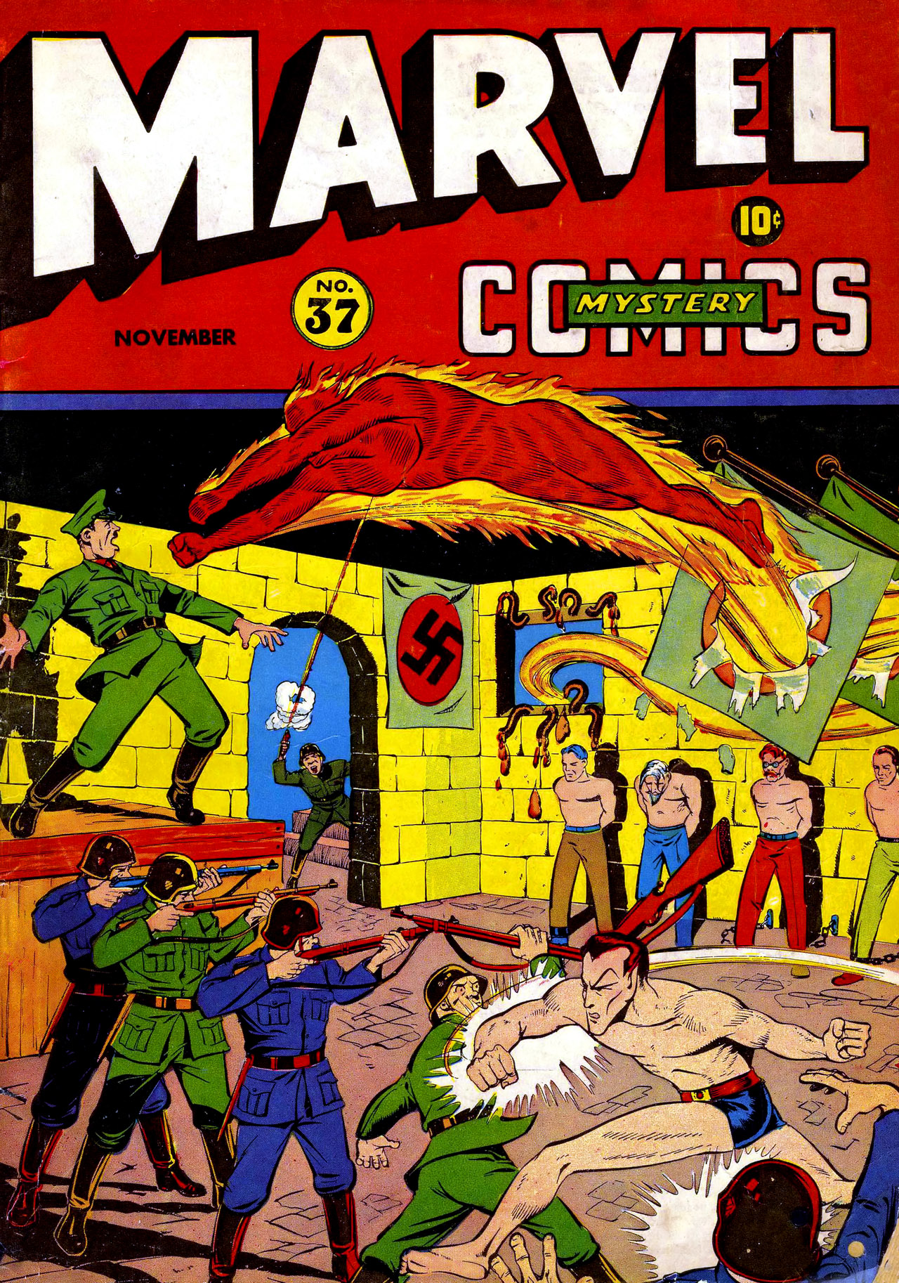 Read online Marvel Mystery Comics comic -  Issue #37 - 1
