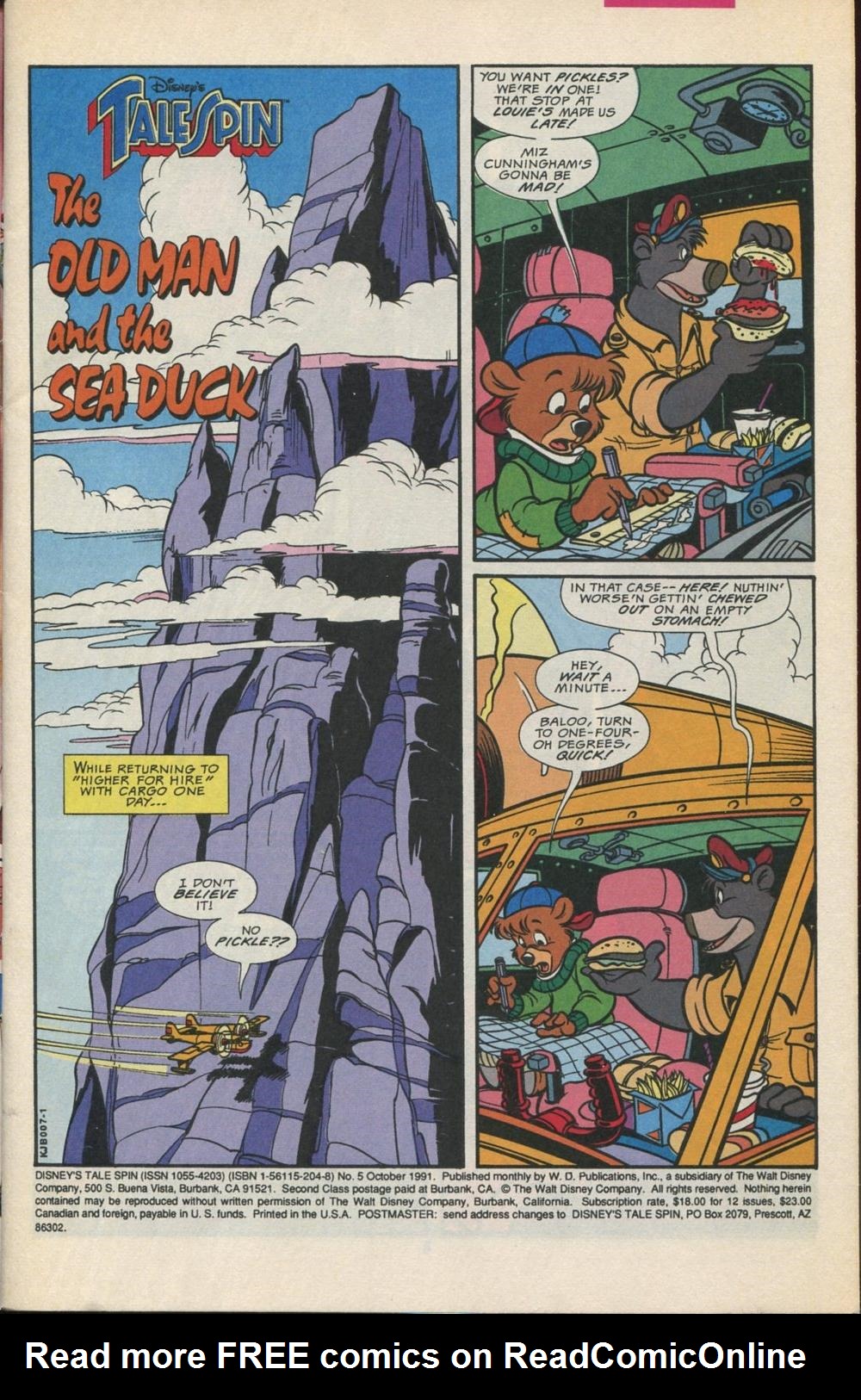 Read online Disney's Tale Spin comic -  Issue #5 - 2