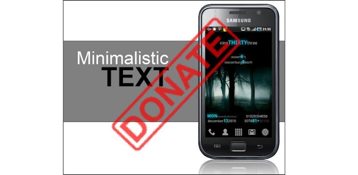 Minimalistic Text (donate/pro) apk