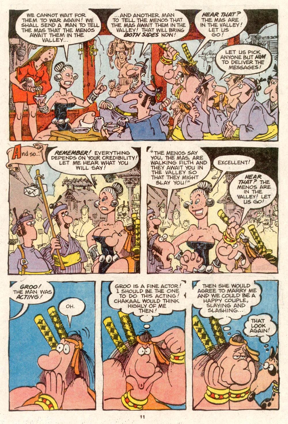 Read online Sergio Aragonés Groo the Wanderer comic -  Issue #51 - 11