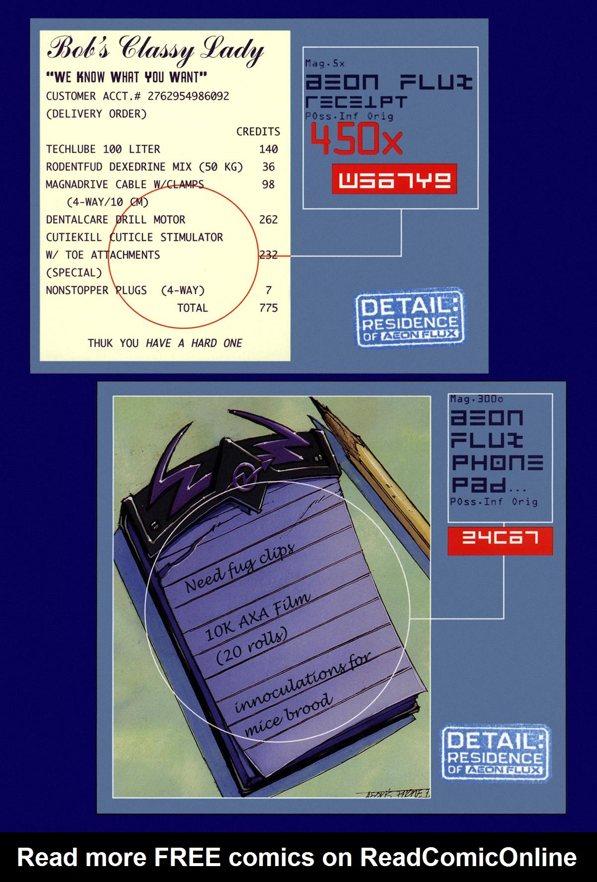 Read online Aeon Flux: The Herodotus File comic -  Issue # TPB - 52