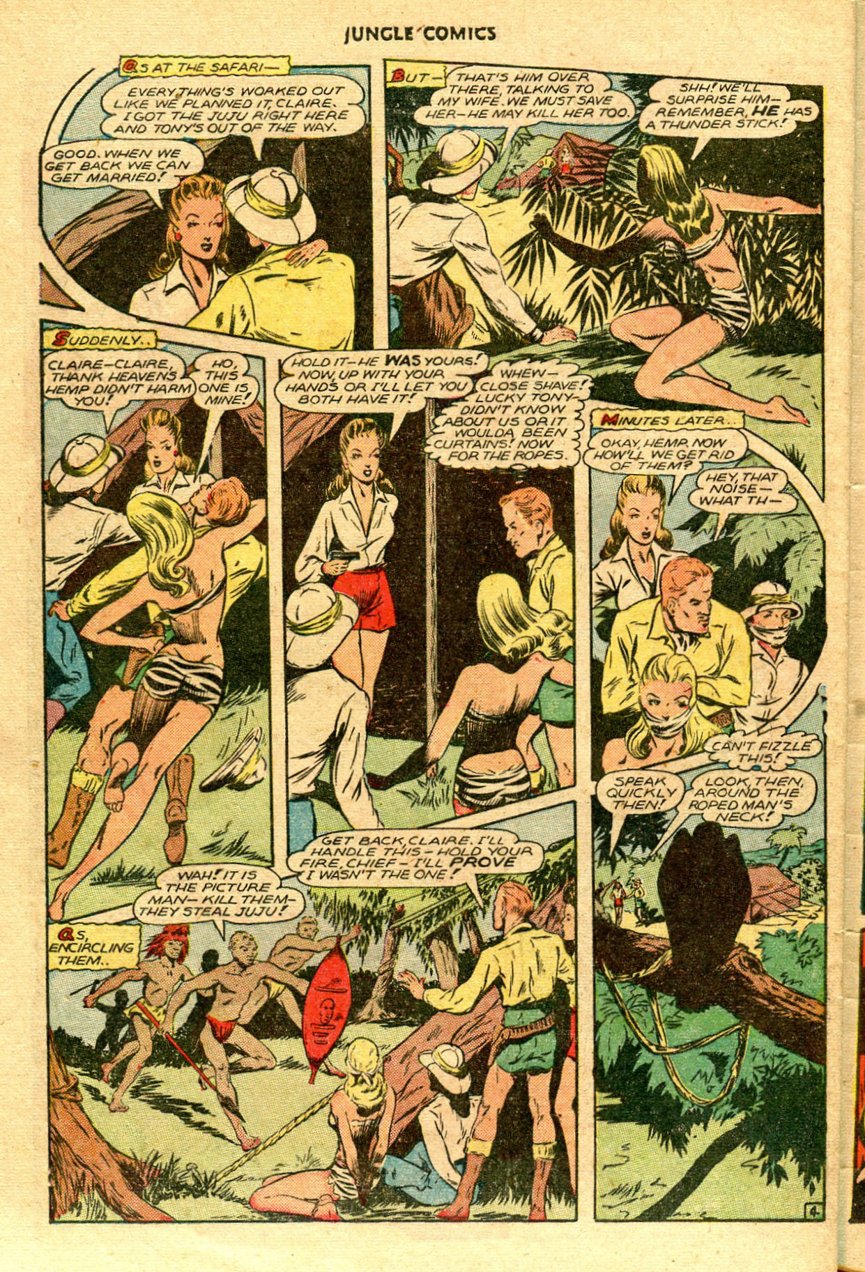 Read online Jungle Comics comic -  Issue #75 - 46