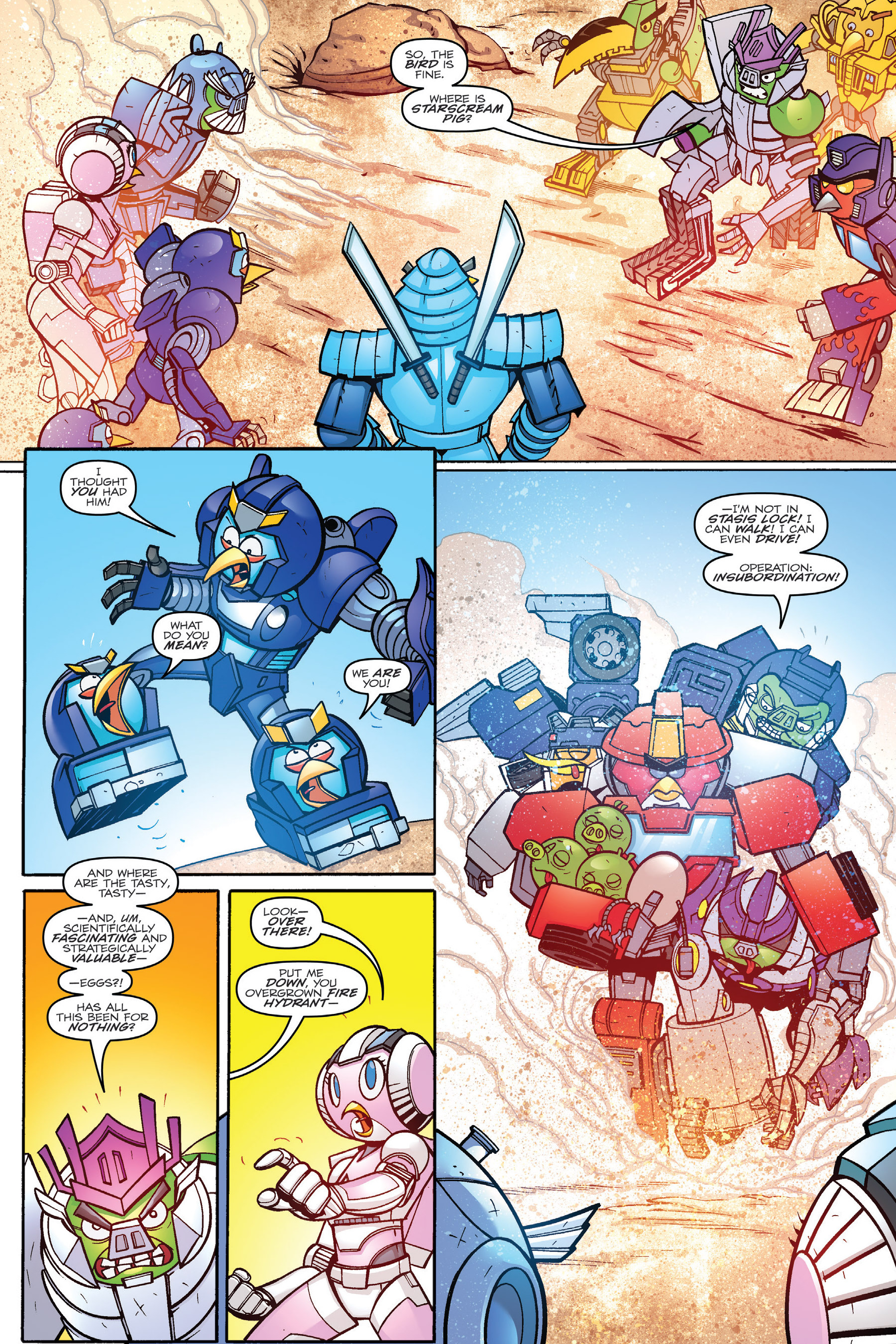 Read online Angry Birds Transformers: Age of Eggstinction comic -  Issue # Full - 67