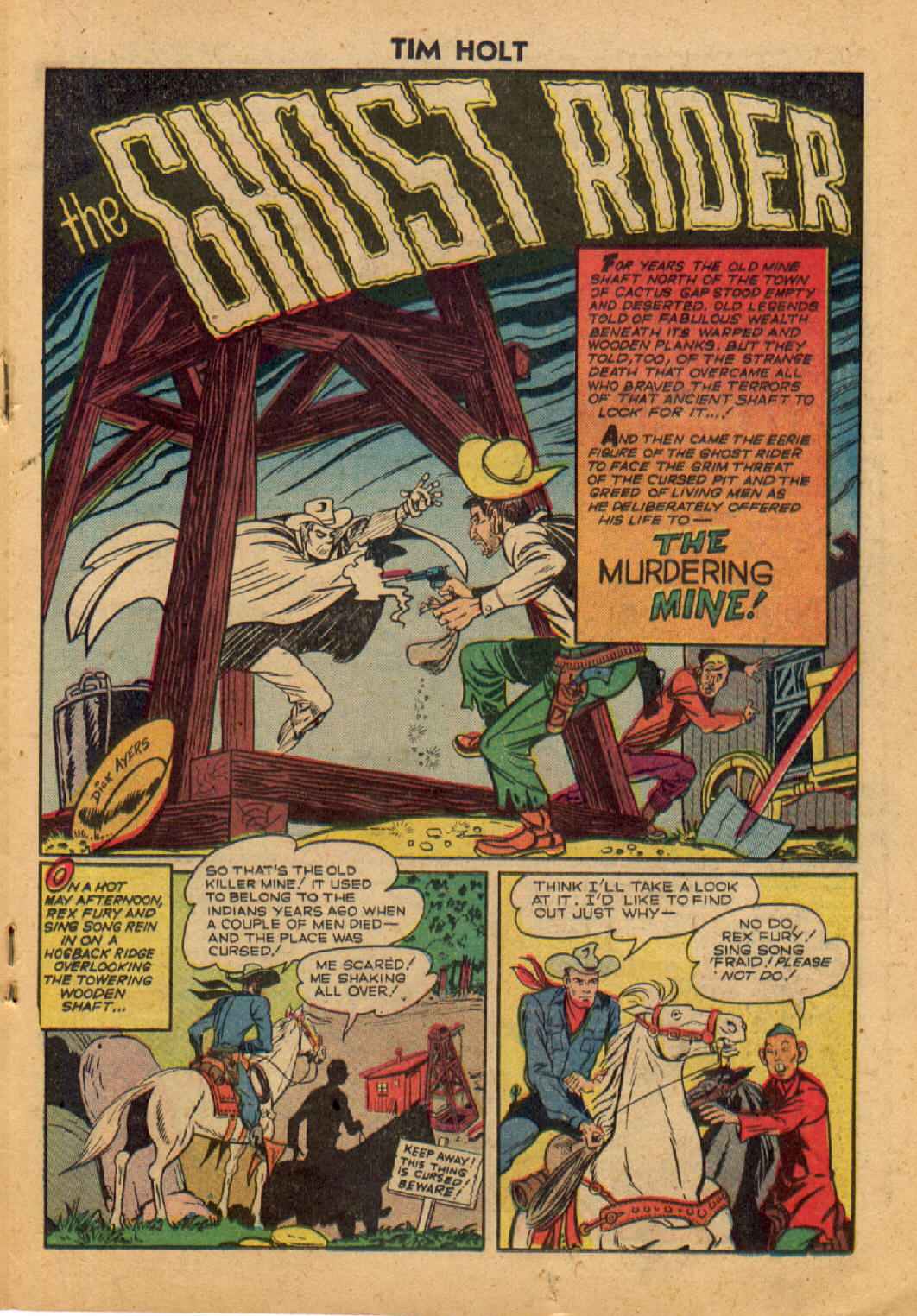 Read online Tim Holt comic -  Issue #18 - 19