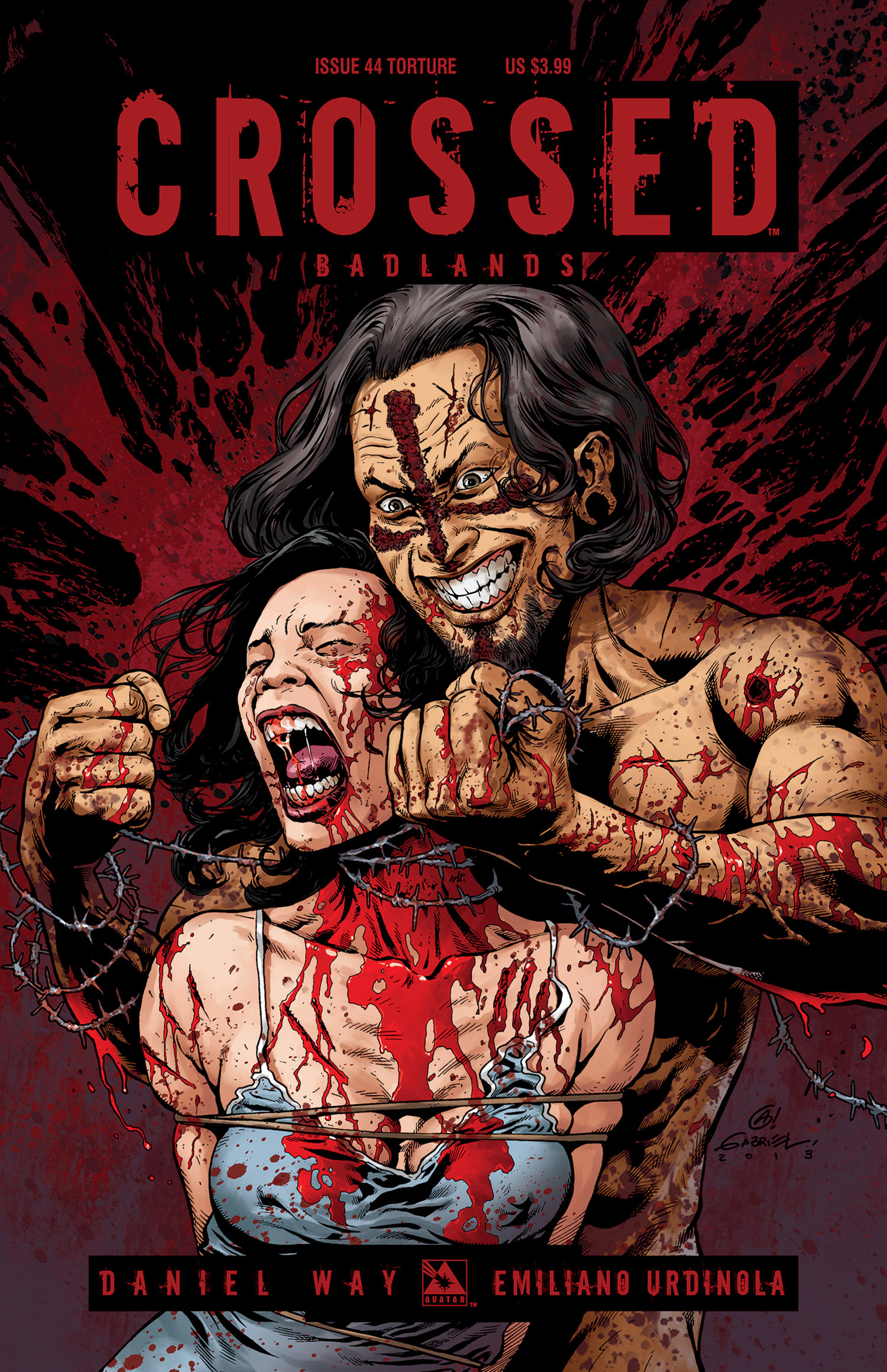 Read online Crossed: Badlands comic -  Issue #44 - 2
