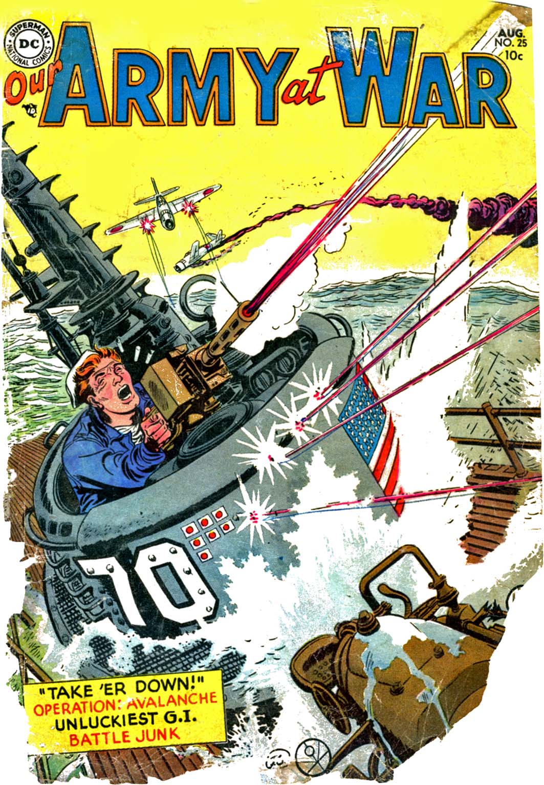 Read online Our Army at War (1952) comic -  Issue #25 - 1
