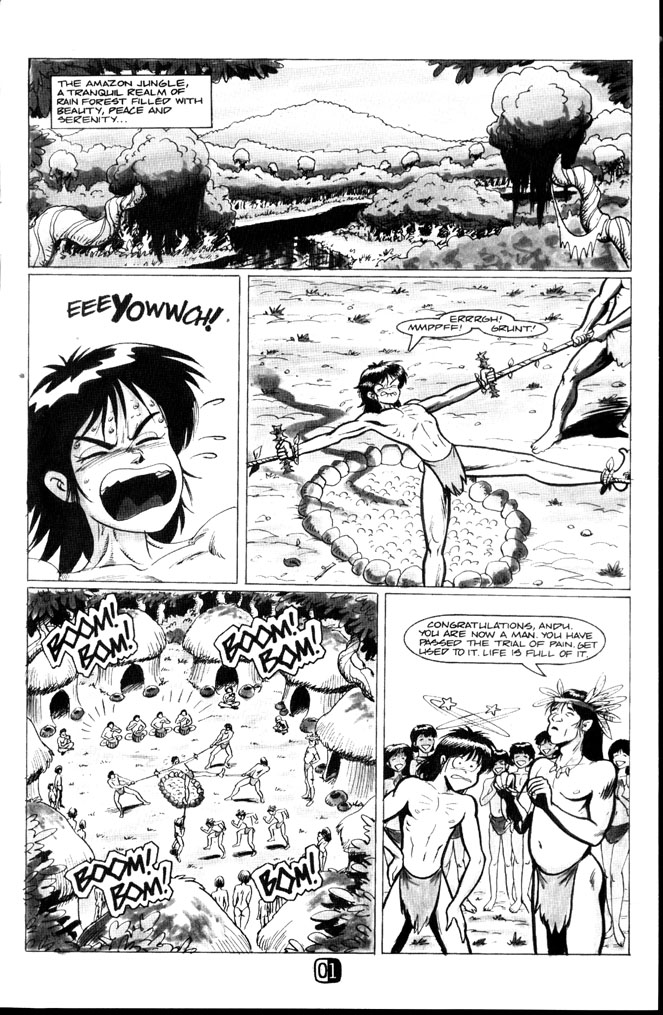 Read online Amazon Gazonga: Bad Girls Of The Jungle comic -  Issue # Full - 3
