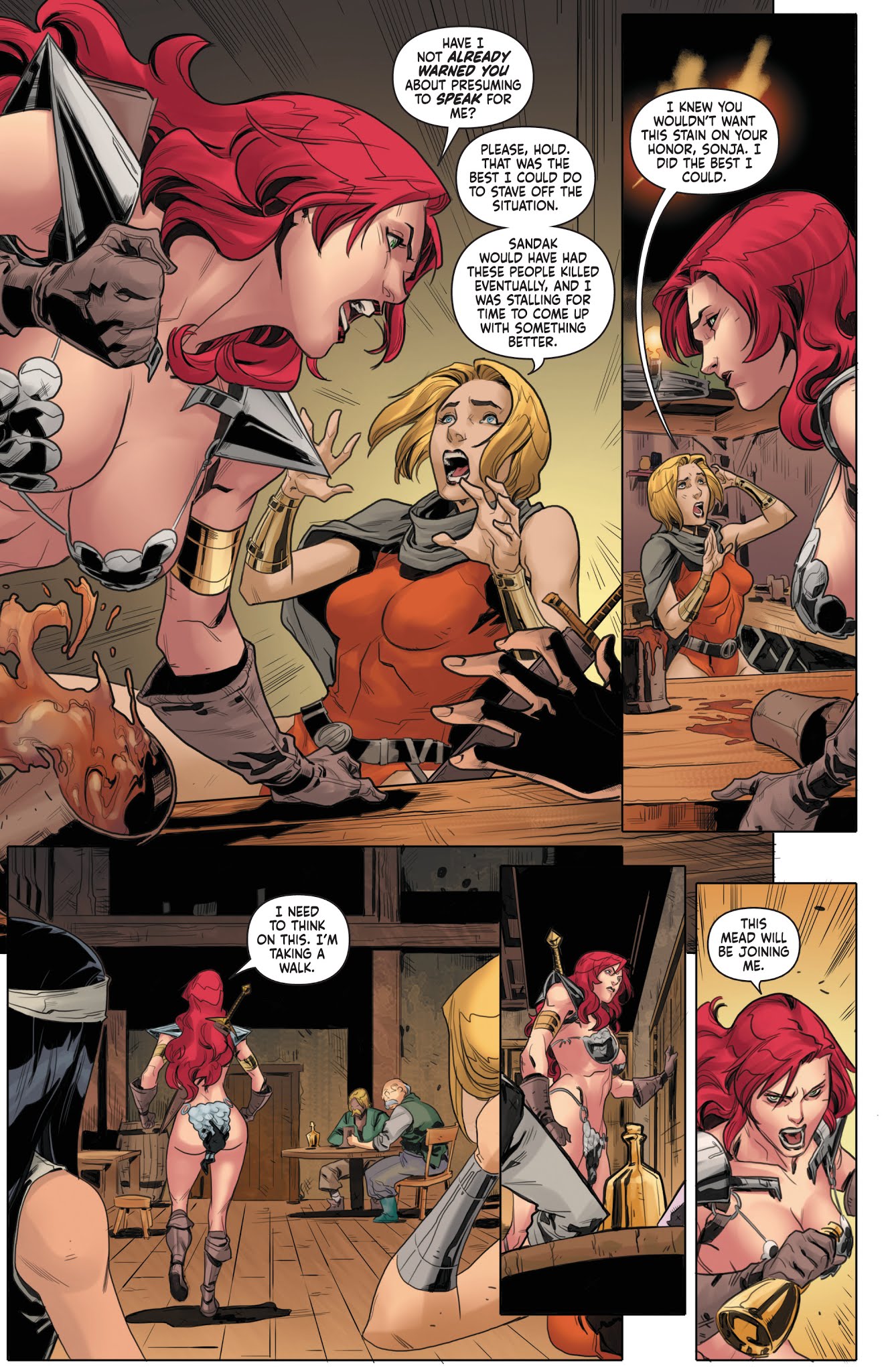 Read online Red Sonja Vol. 4 comic -  Issue #19 - 22